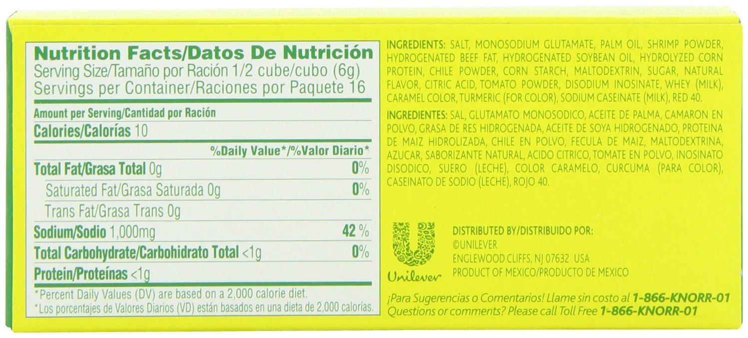 Knorr Bouillon Cubes, Shrimp 3.1 oz 3 Pack Shrimp 3.1 Ounce (Pack of 3)