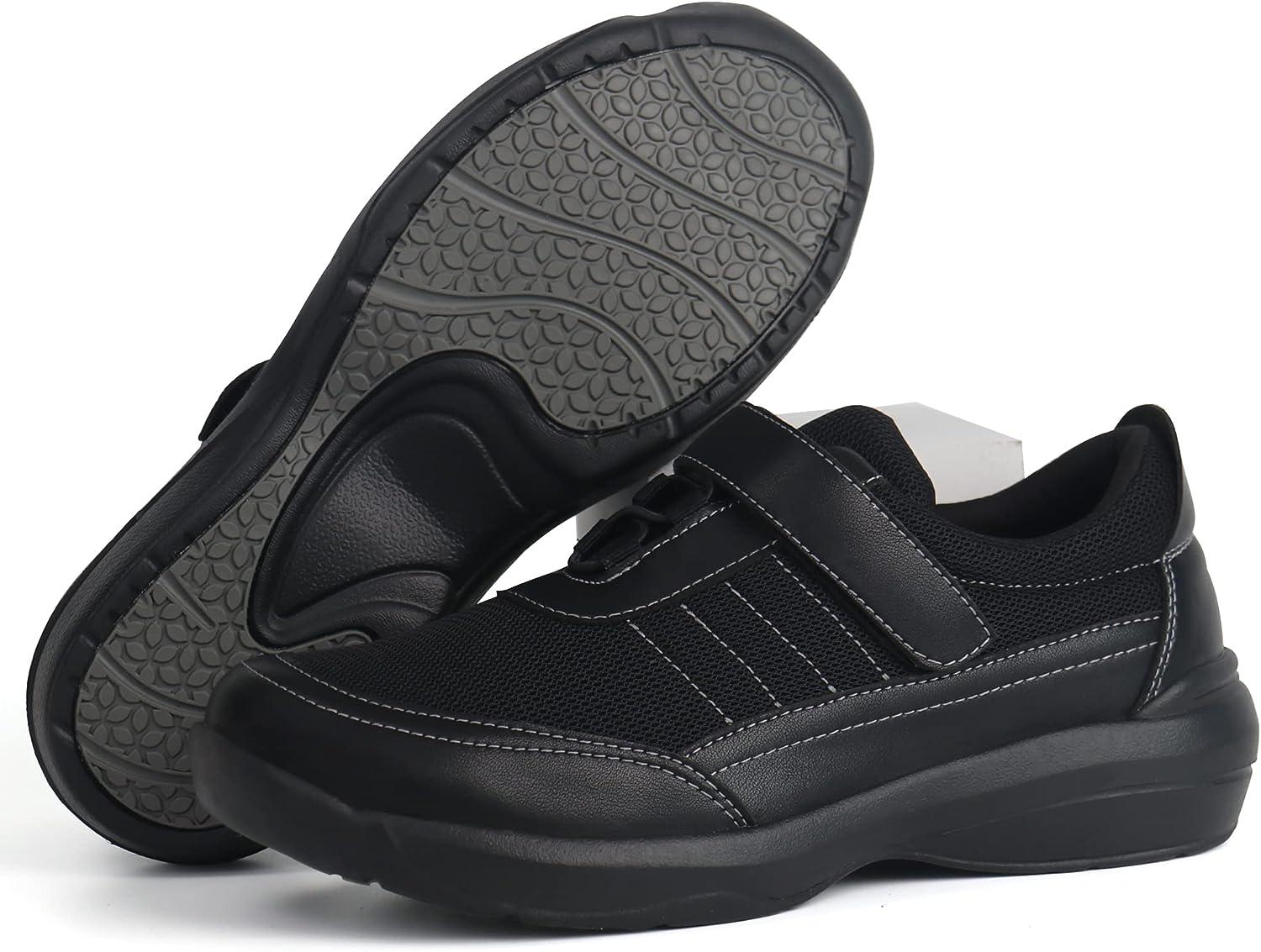 Ortho+rest Women Pain Relief Walking Shoes for Sensitive and Bunions Feet 9 Black