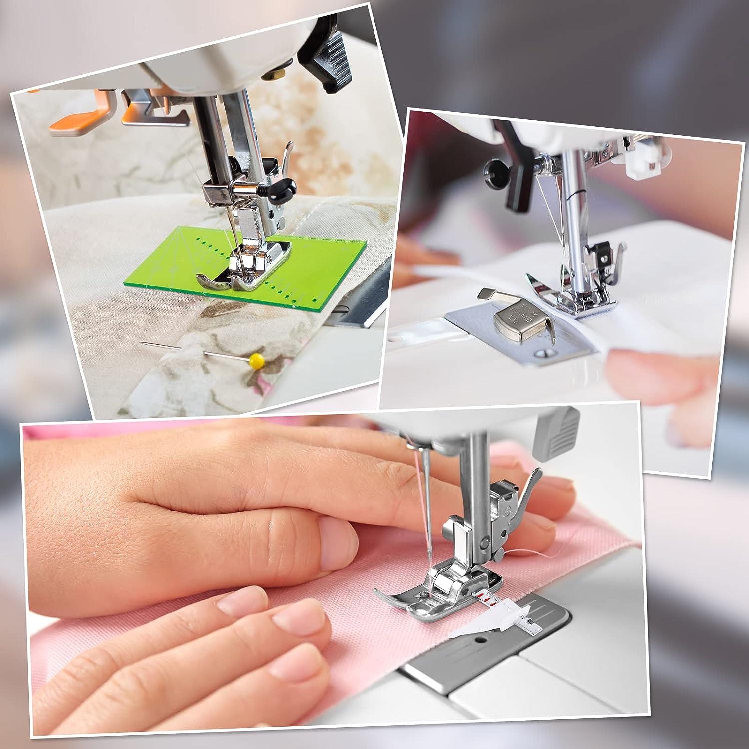 8 Pcs 4 Models of Magnet for Sewing Machine Magnetic Seam Guide Magnetic  Guide MG1 Seam Allowance Ruler Adjustable Guide Sewing Machine Presser Foot  for Most Sewing Machine