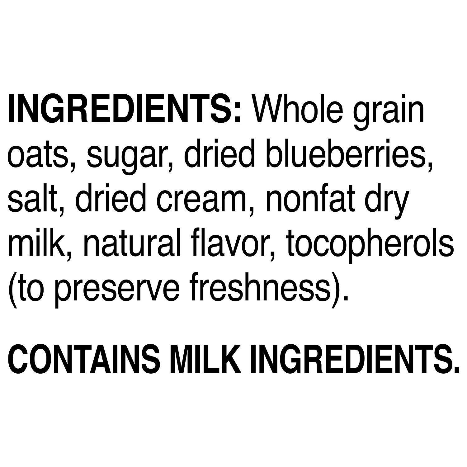 Quaker Instant Oatmeal, Blueberries & Cream, Pack of 2