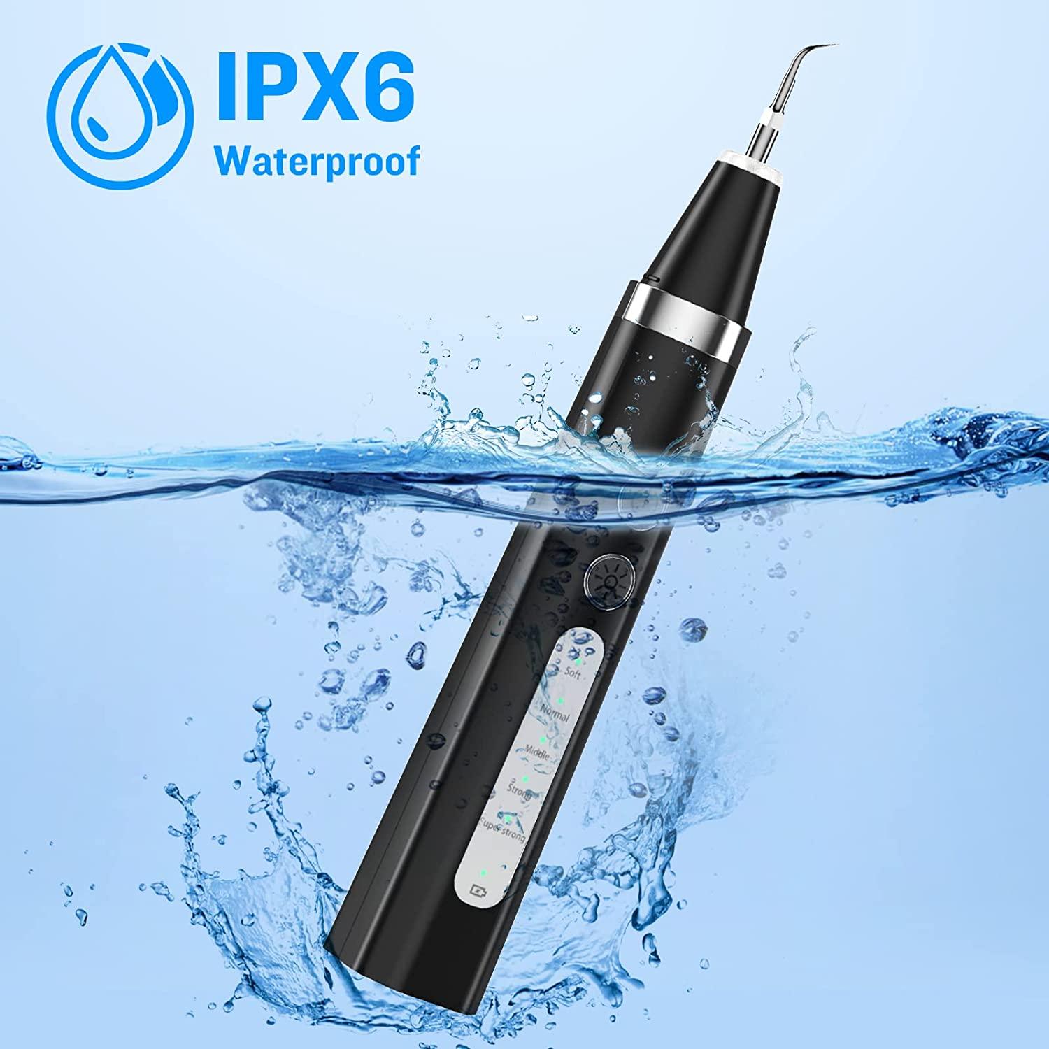 Ultrasonic Plaque Remover & Dental Cleaner Kit 5 Modes for Calculus