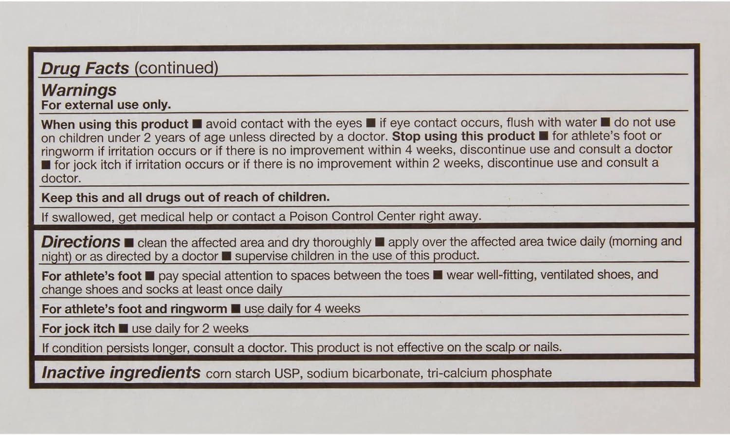 Coloplast Micro-Guard Anti-Fungal Powder 3 oz (12 Pack) - Powerful ...