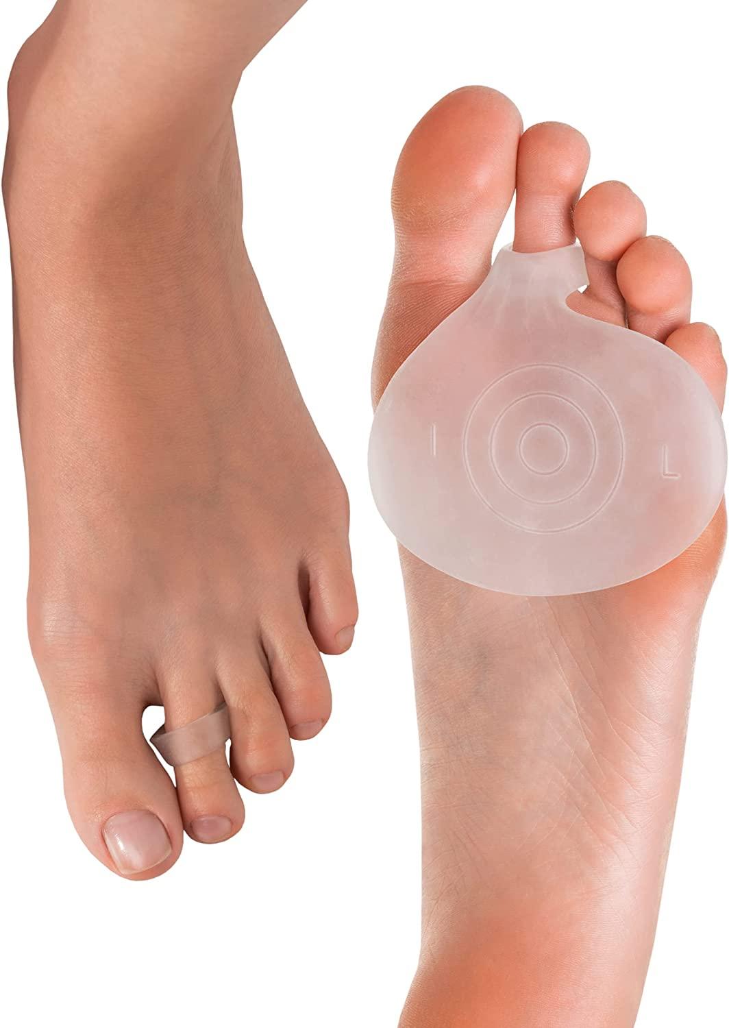 Brison Health Metatarsal Pads of Foot Cushions - Soft Gel Ball of