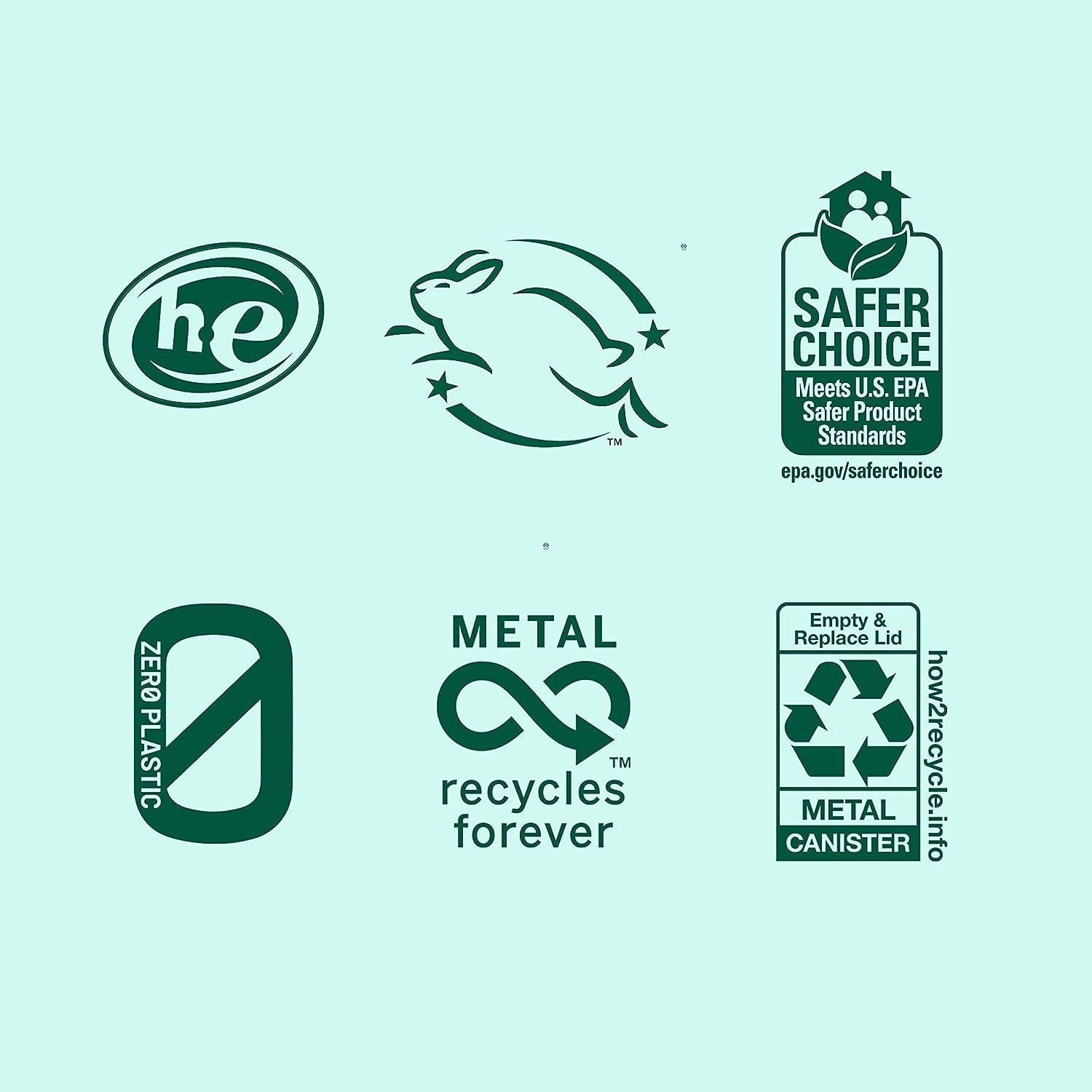 Seventh Generation Zero Plastic Toilet Bowl Powder Foaming Cleaner