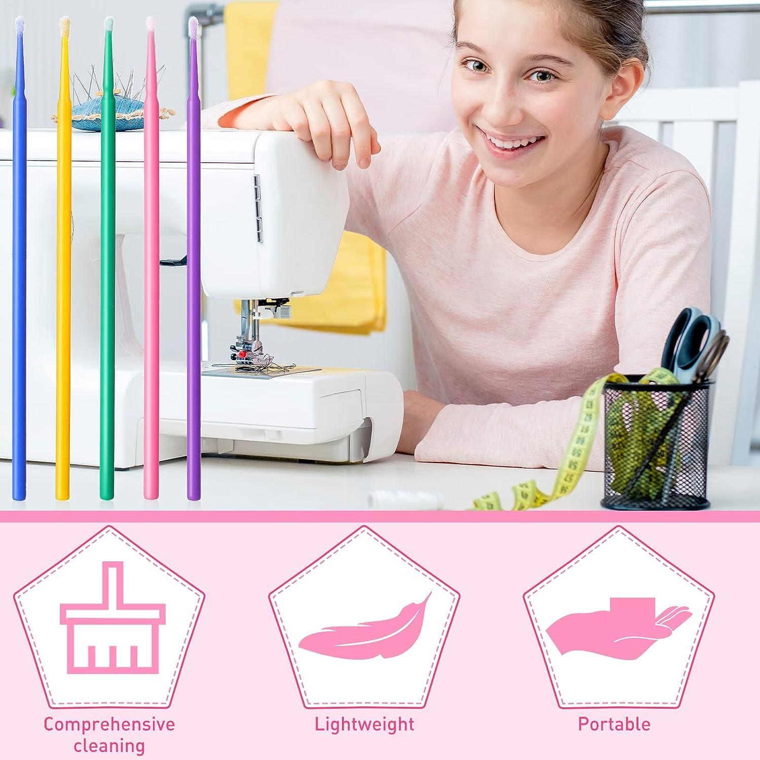 Sewing Machine Cleaning Swabs 500 Pcs Disposable Micro Applicator