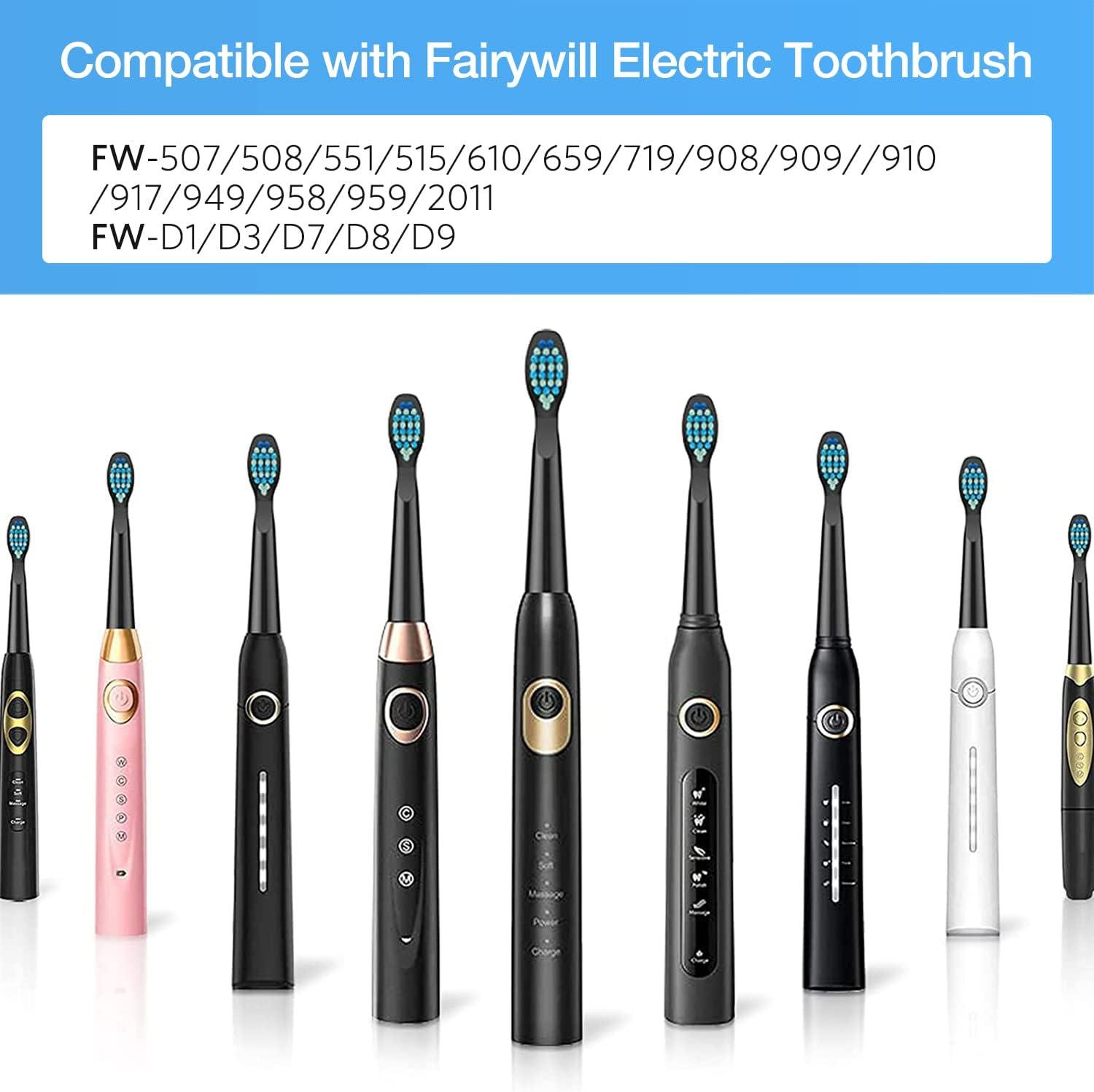 Electric Toothbrush Replacement Head for Fairywill Toothbrush