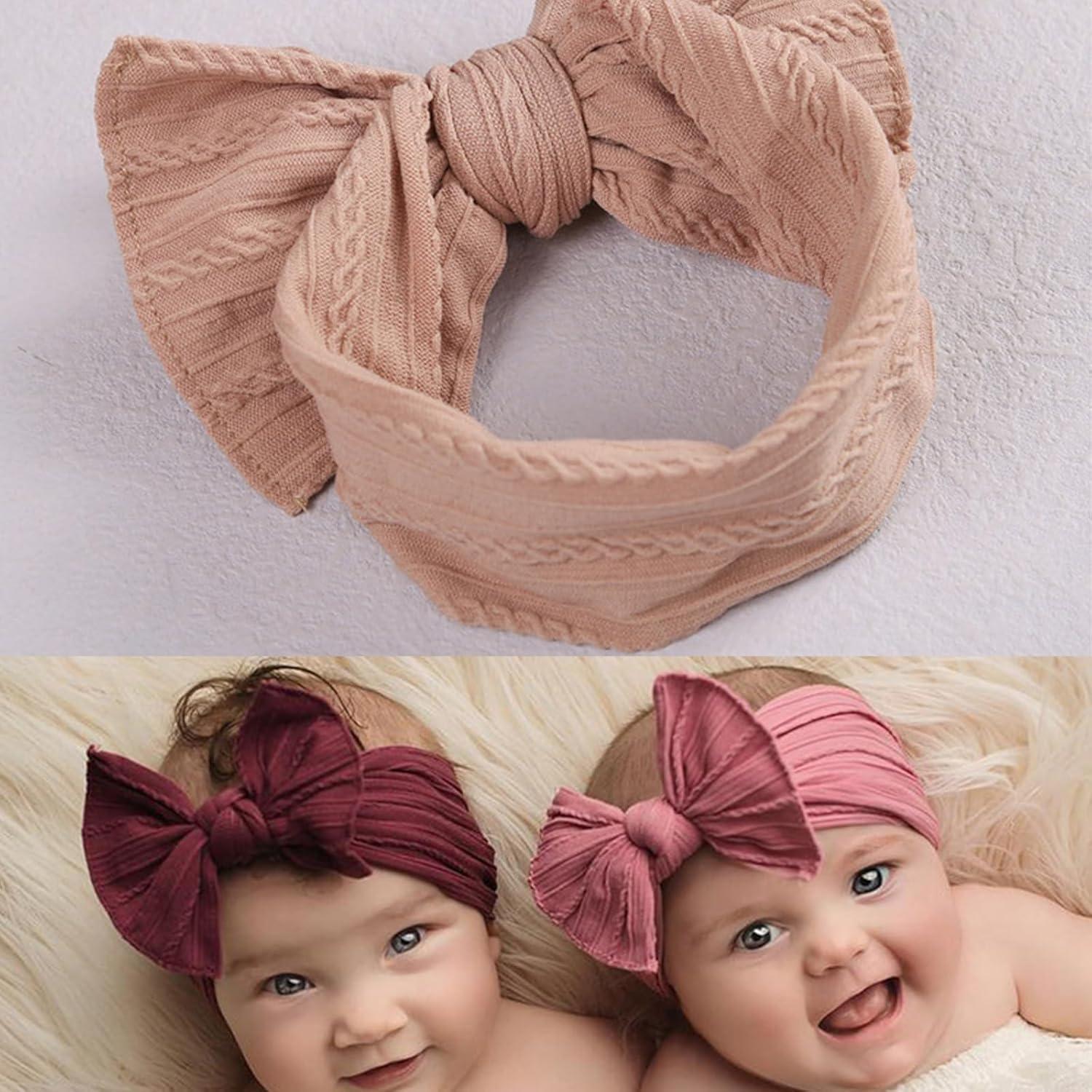 Hair Accessories Nylon Bows For Baby Girl Pack Baby Nylon