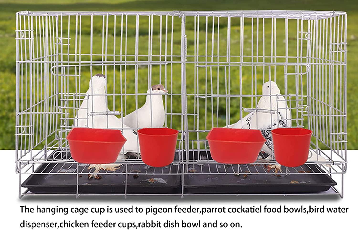 Bird cage 2025 bowls and feeders
