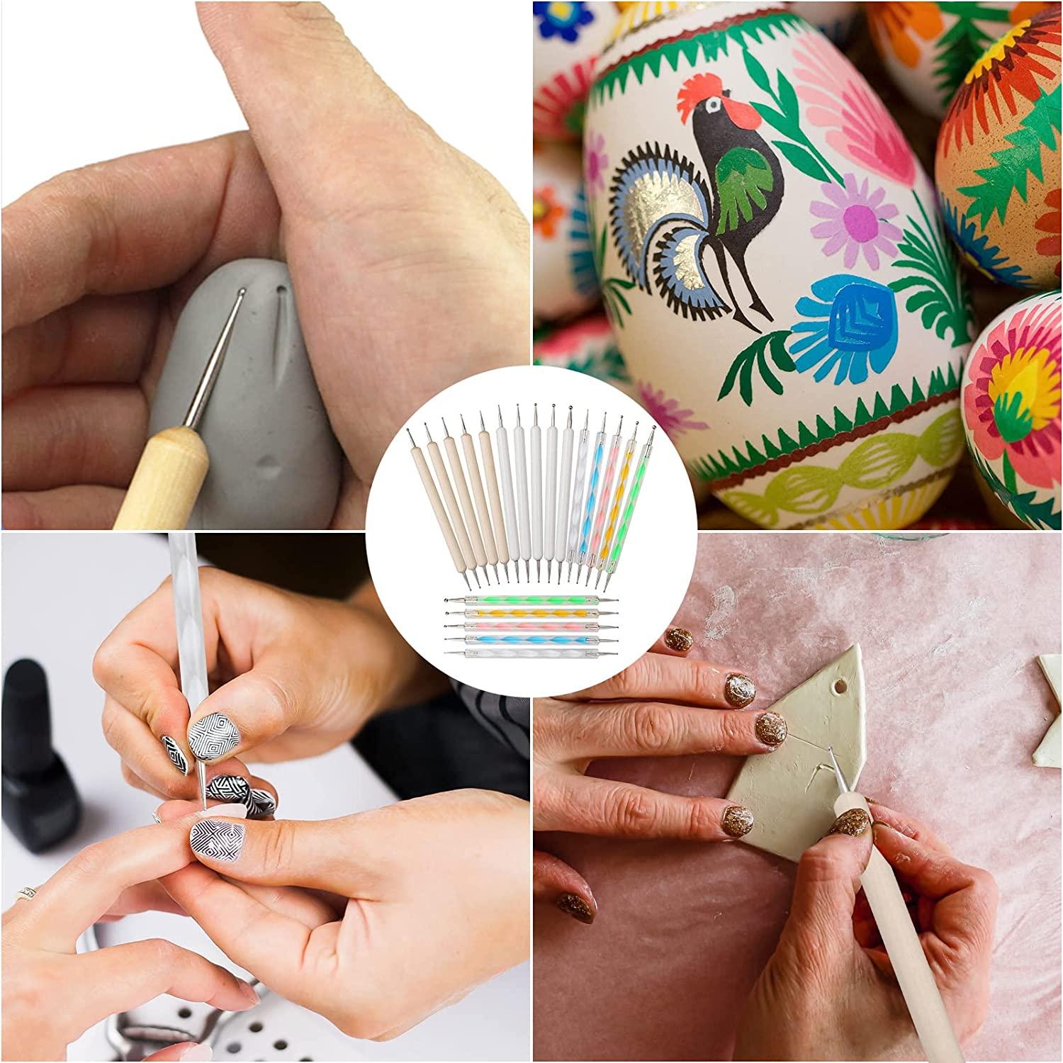 20 Piece Mandala Dotting Tools Nail Art Dotting Embossing Tools