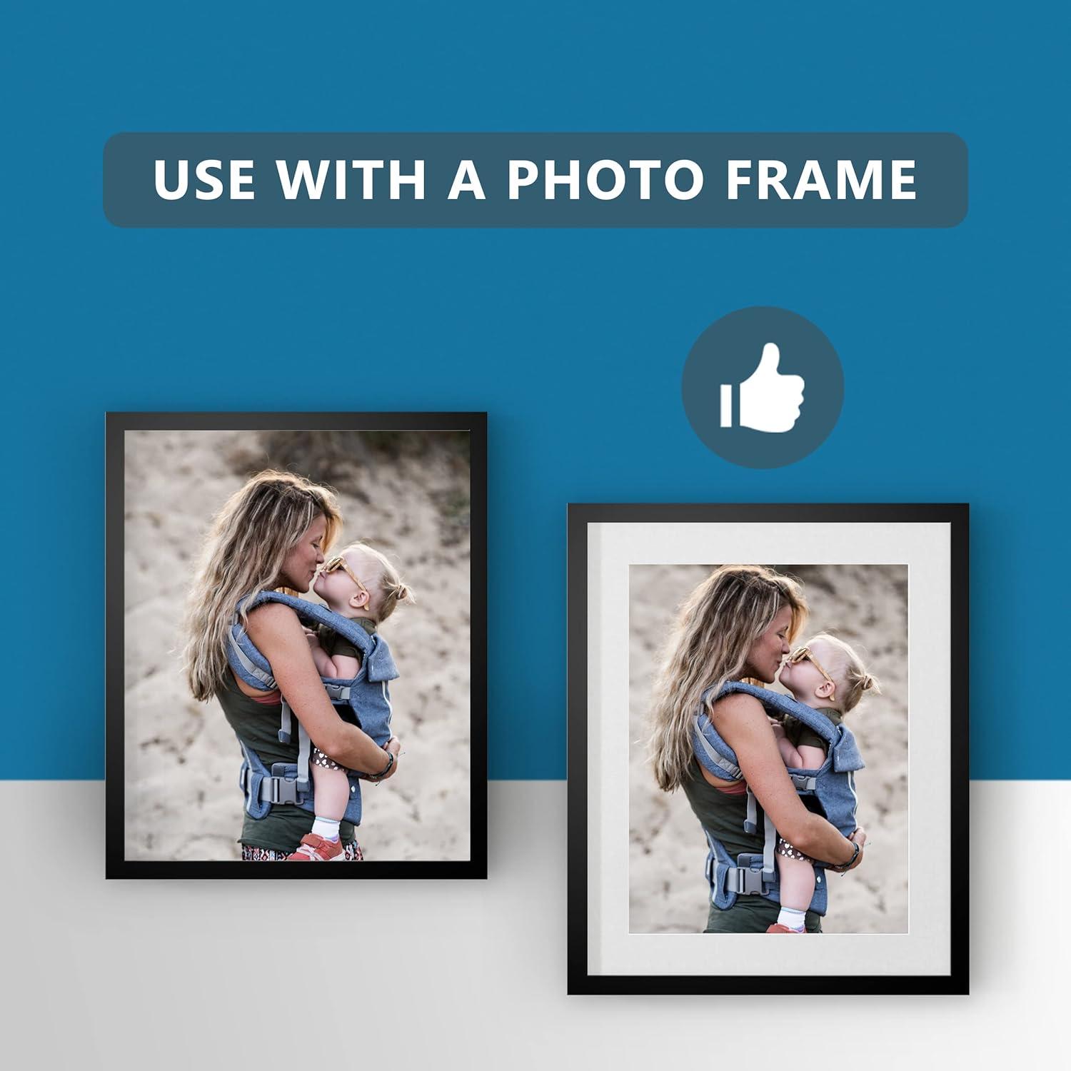 Somime White Pre-Cut 5x7 Photo Matte Acid Free 4x6 Mattes for 5x7 Frame  with White Core Bevel Cut 5x7 Picture Mat Frames for Family Photos Art  Working Picture Framing(10 Pack) 5x7 10pack