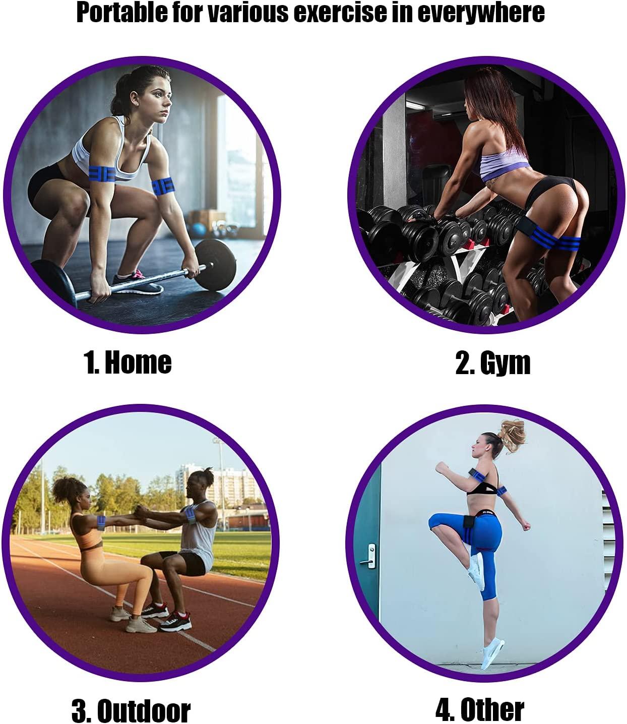 ROSYQUARZ Booty Bands Blood Flow Restriction Bands for Women Men