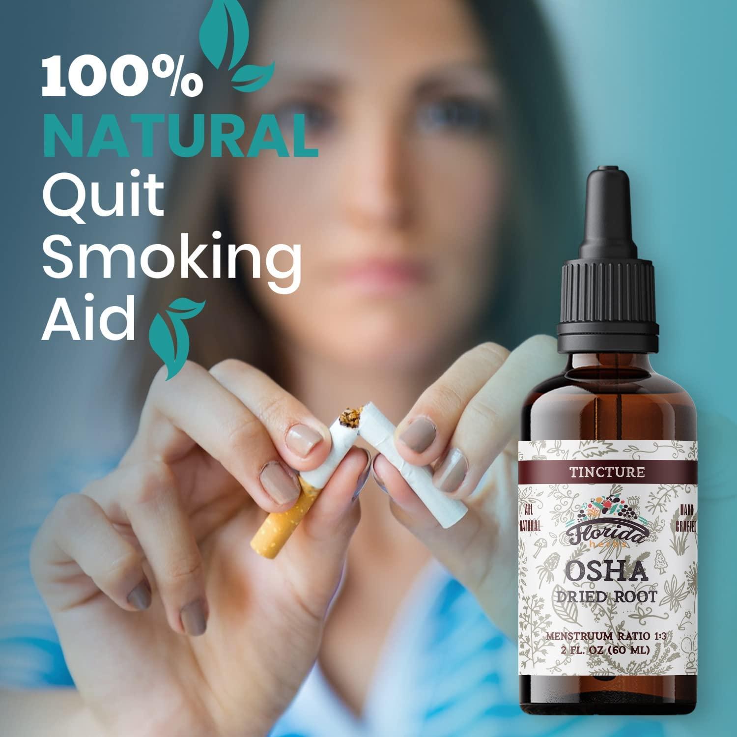 Organic OSHA Tincture Quit Smoking Liquid Natural Lung Detox