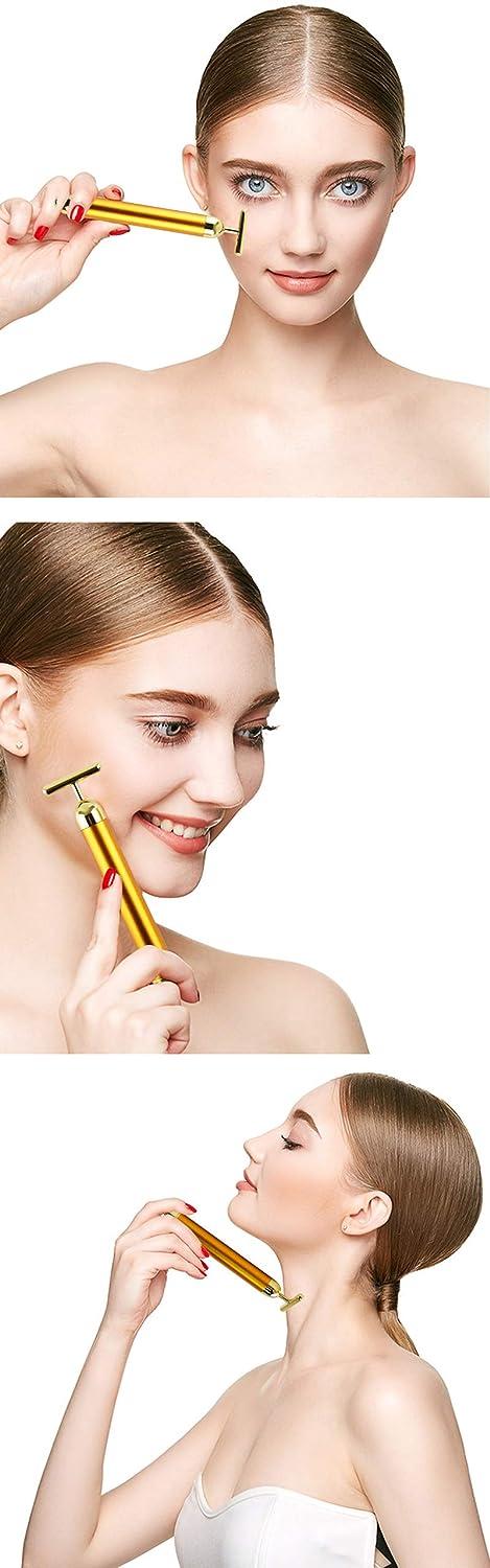 24k gold vibrating facial massager You2toys Vibromasseur Va-et-Vient Portable Fucking Machine pas cher main image 0