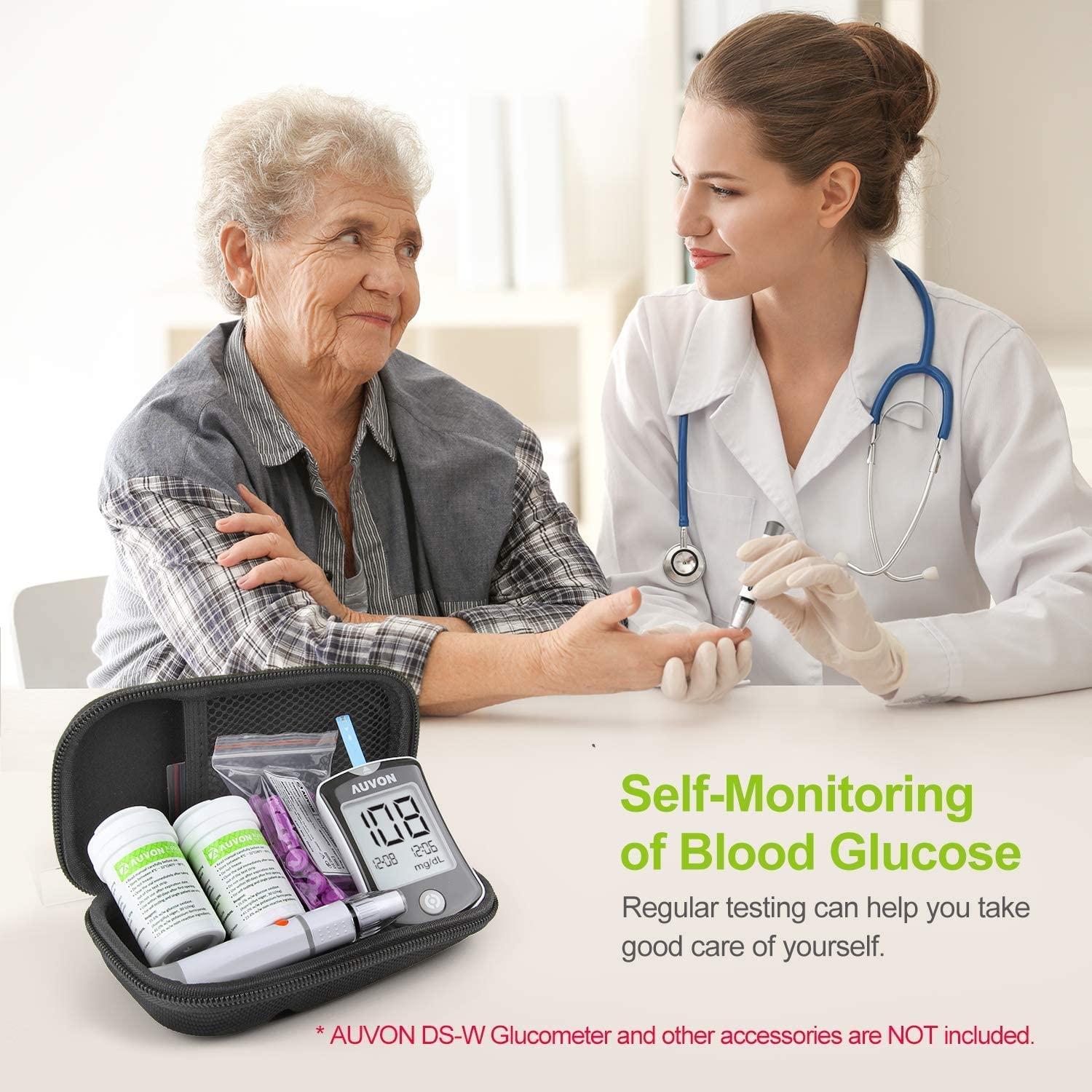 AUVON IQARE DSW Drawin Blood Glucose Test Strips (150 Count) for use