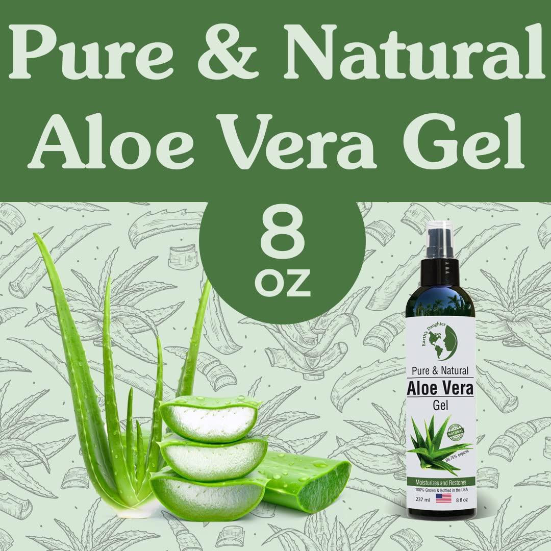 Organic Aloe Vera Gel from 100 Pure and Natural Cold Pressed Aloe