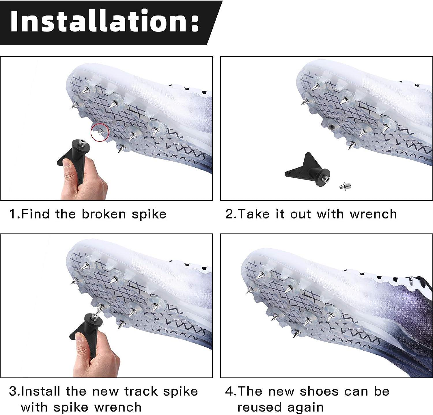 replacement spikes for track shoes