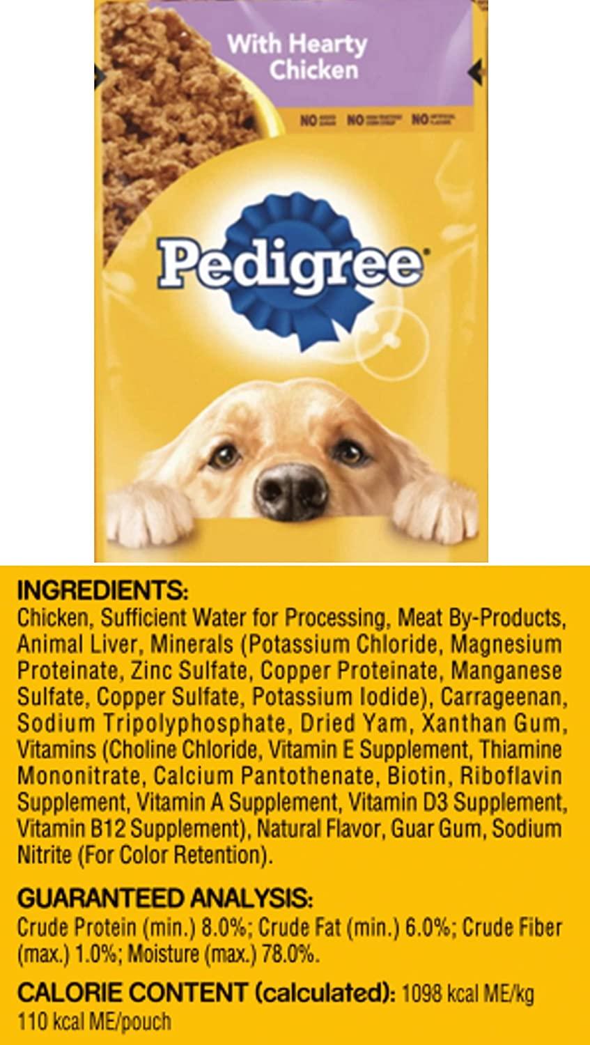 Pedigree Dog Food Wet Bundle , Chopped Ground Dinner and Choice cuts in