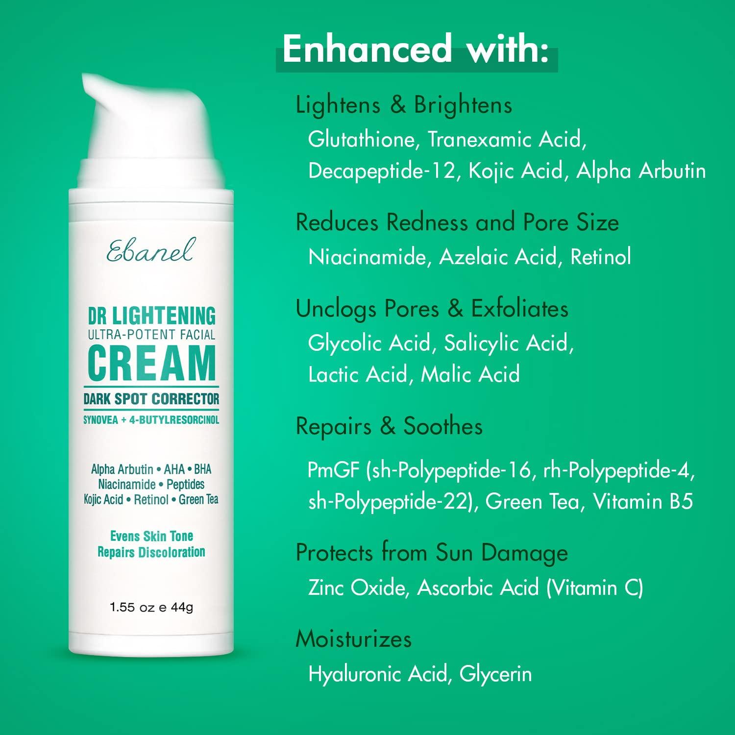 Dark Spot Remover Cream for Face | Brightening & Hyperpigmentation Treatment with Synovea, 4-Butylresorcinol, Niacinamide & Glutathione | Fade Sun, Age, & Freckle Spots | Buy Now with Express International Delivery | GoSupps.com Dark Spot Remover Cream for Face | Brightening & Hyperpigmentation Treatment with Synovea, 4-Butylresorcinol, Niacinamide & Glutathione | Fade Sun, Age, & Freckle Spots | Buy Now with Express International Delivery | GoSupps.com