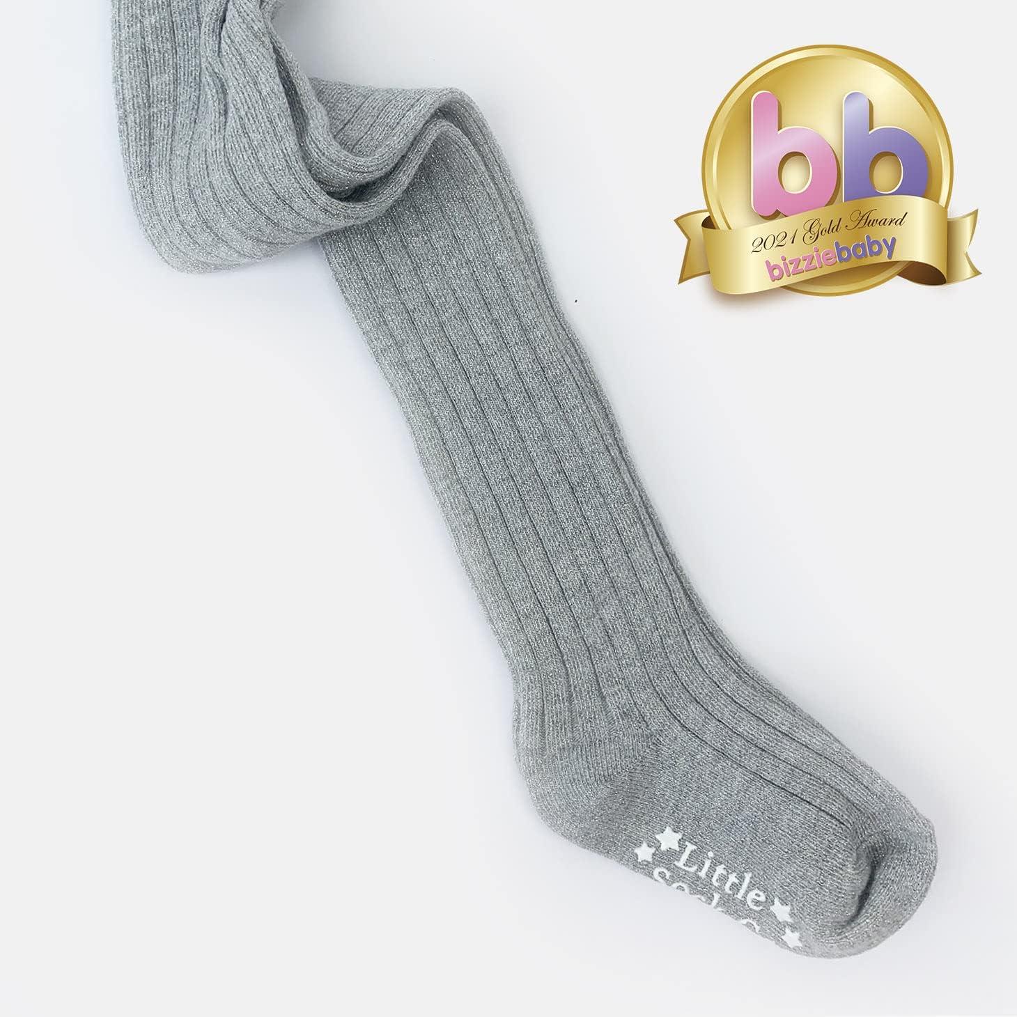Non-Slip Super Soft Ribbed Baby Toddler Girls Tights Warm