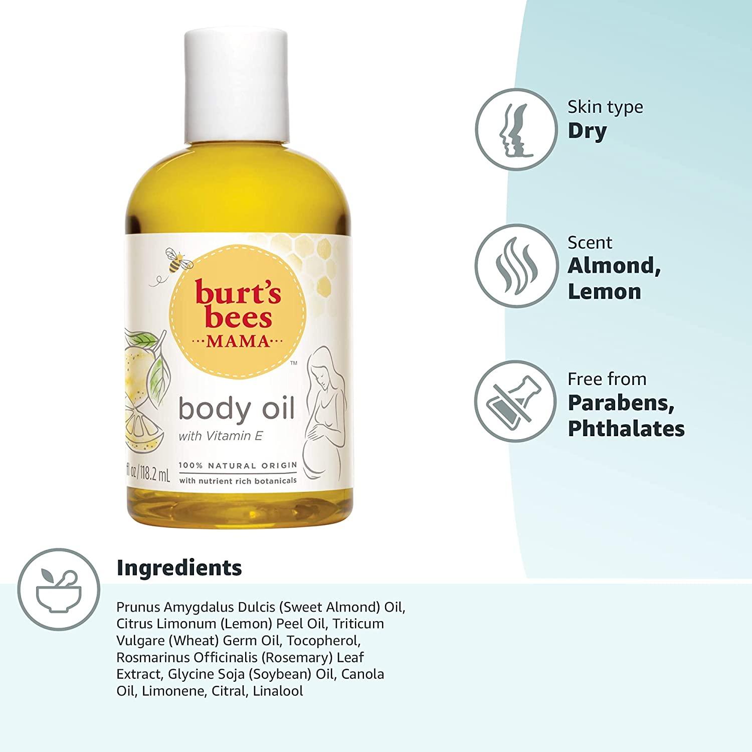 Burt's Bees Mama Body Oil With Vitamin E 4 fl oz (118.2 ml)