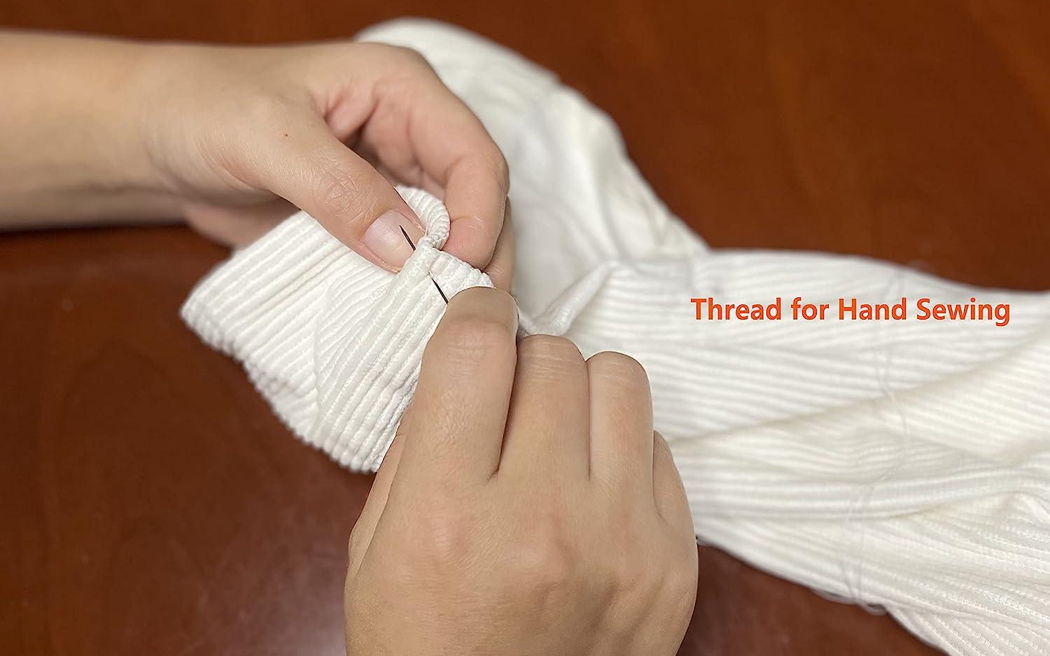 SIMTHREAD ALL PURPOSE THREAD POLYESTER 400 YARDS EACH 1 WHITE 1 BLACK visual data 2