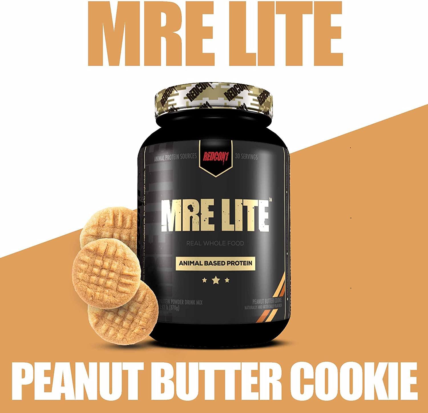 Redcon1 MRE Lite Protein Powder Whole Food Based Protein, Contains No