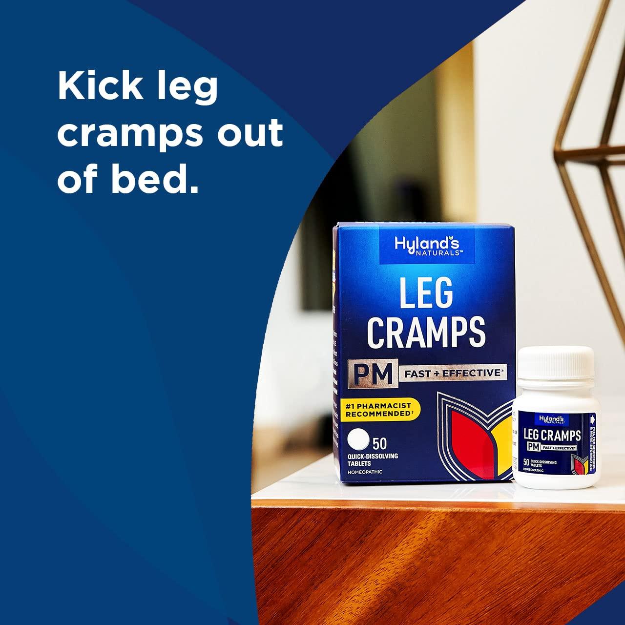 Leg Cramps Tablets by Hyland's Naturals, PM Nighttime Formula, Natural