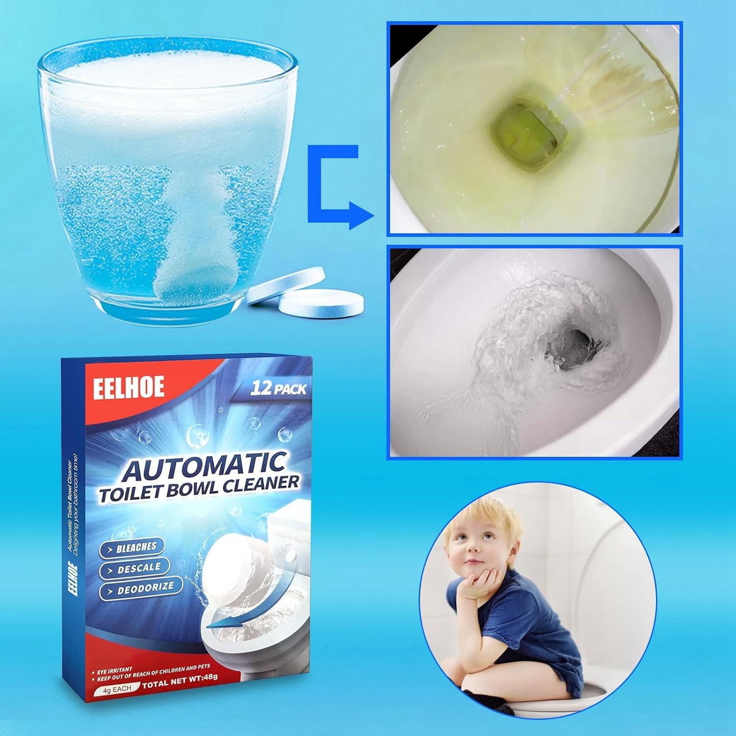 12PCS Toilet Bowl Cleaner Toilet Cleaner Tablets Toilet Cleaning Active