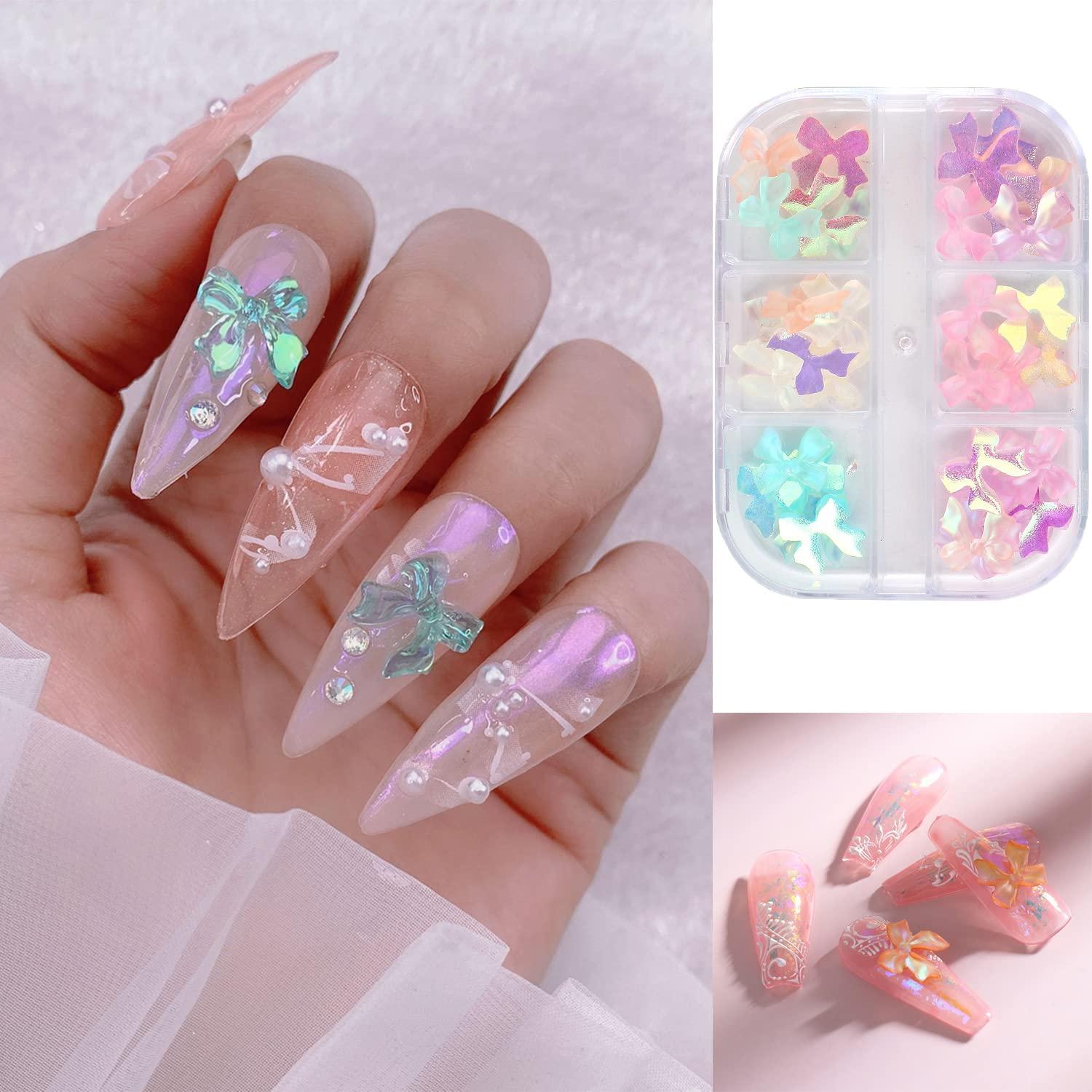 Vintage Gold Chrome 3D Bow Set 100 Mini Cute Butterfly Nail Decor With  Alloy Charm For Finger And Hands 230718 From Lian07, $11.47 | DHgate.Com