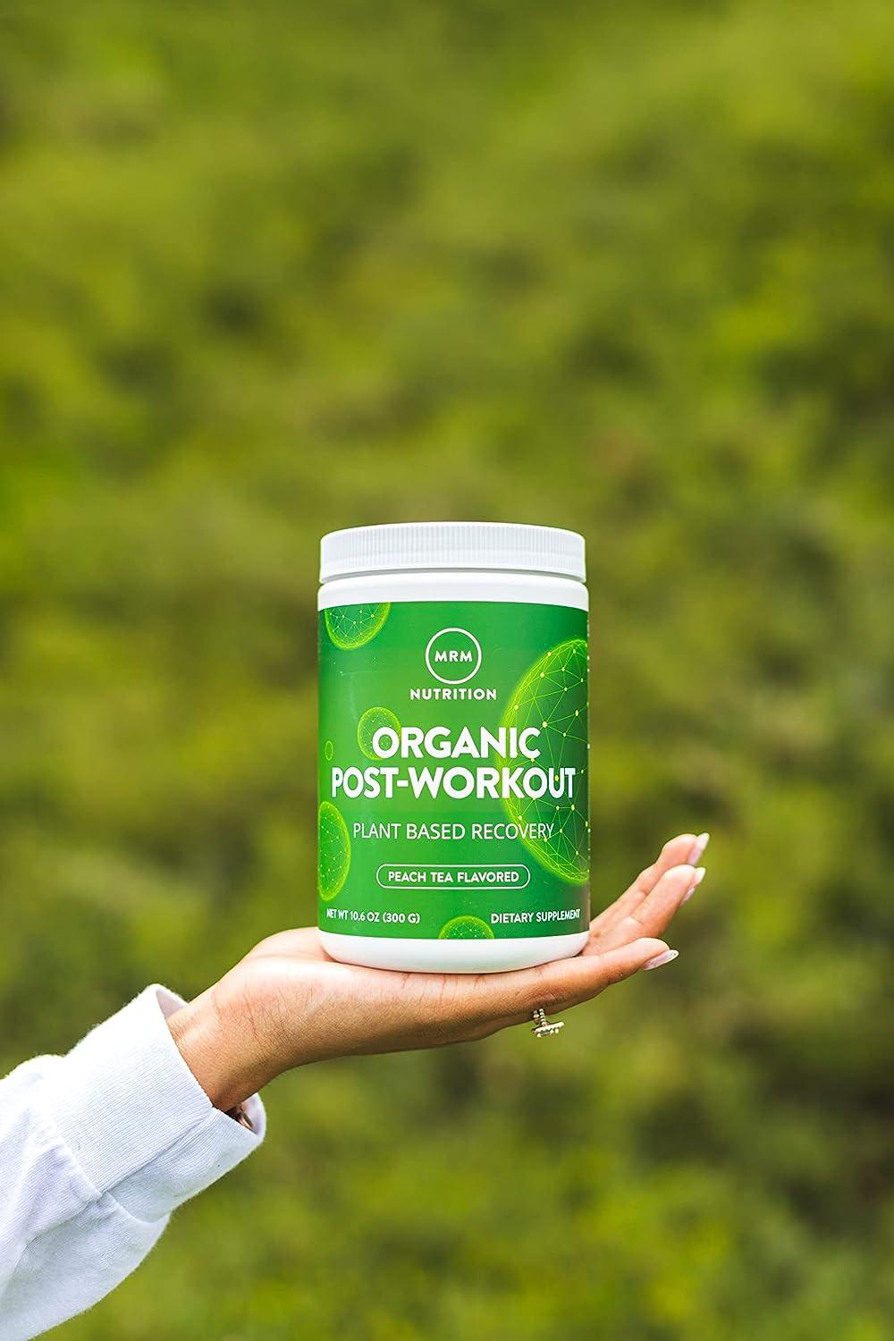 MRM Organic Post Workout Plant Based Recovery 10.6 Ounce Ginger 10.6