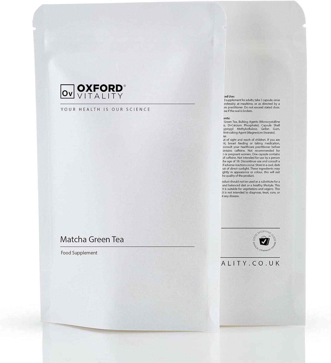 Matcha Green Tea Capsules NonGMO Vegan Rich in Polyphenols