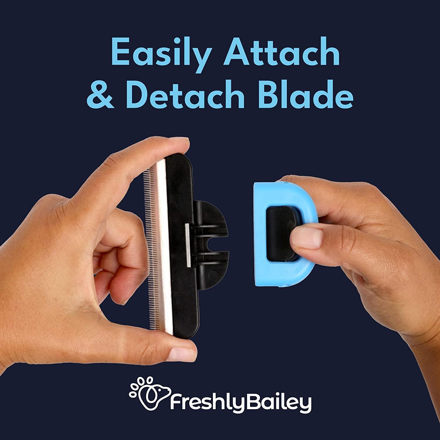 Smart Self Cleaning Pet Flea Comb Grooming Brush with Stainless Steel ...