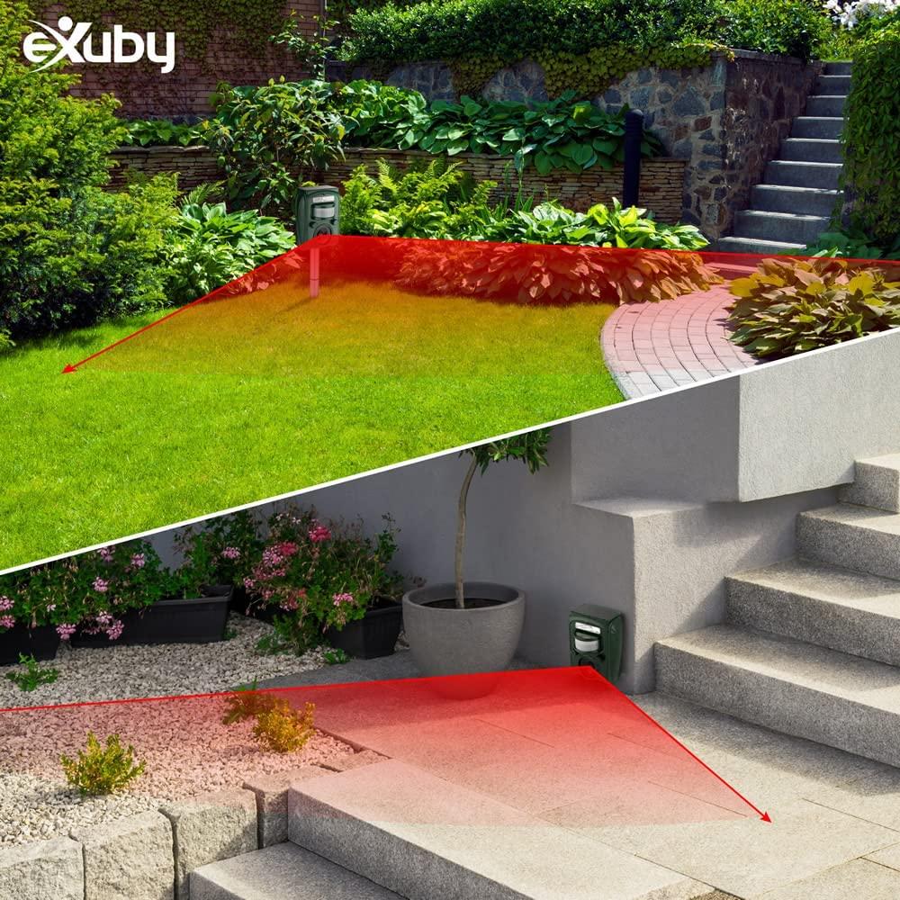 eXuby Outdoor Cat Repellent 110 Degree Sensor Detects & Repels in