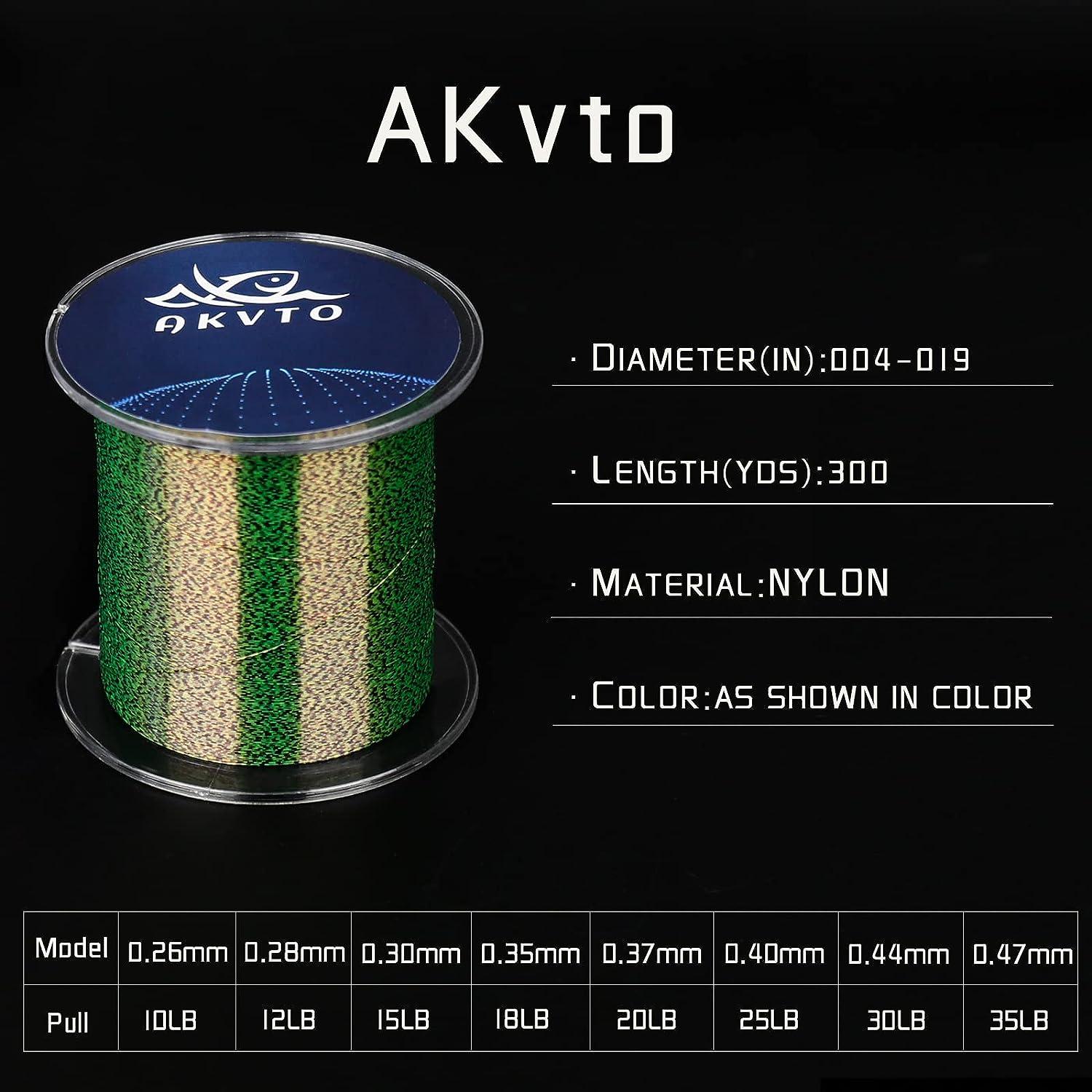 AKvto Spotted Monofilament Fishing Line - Premium nylon material