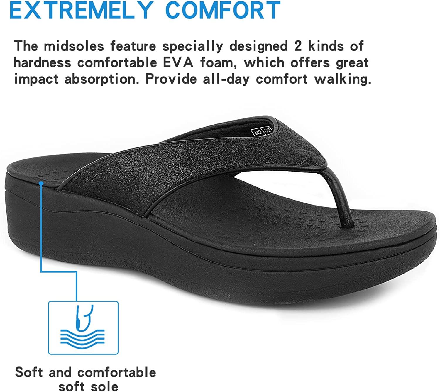 flip flops arch support