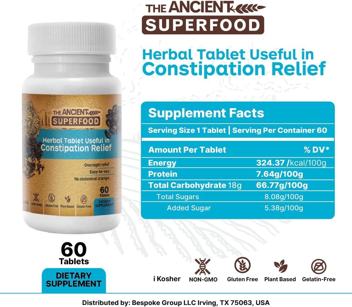 The Ancient Superfood Herbal Tablet Useful in Constipation & Deep Detox