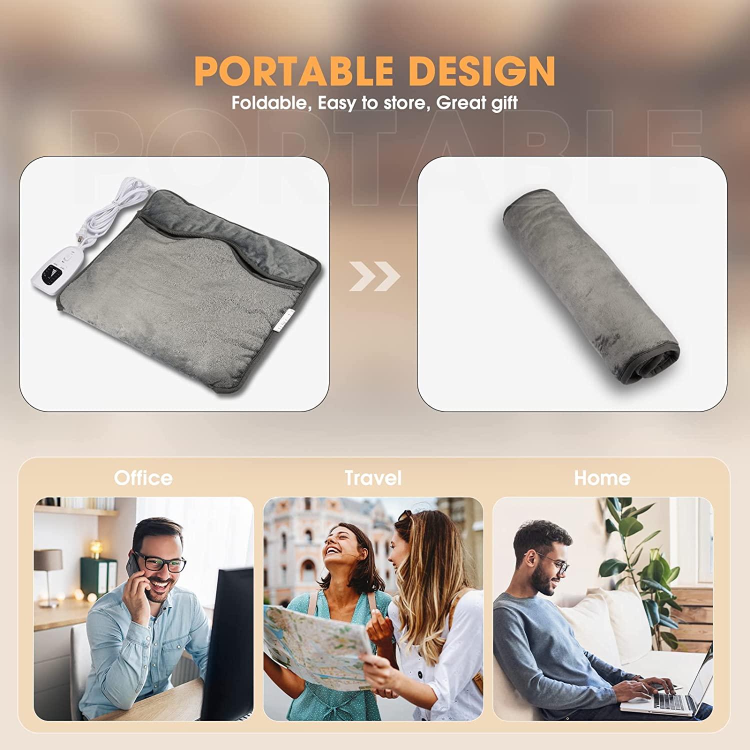 Upgrade DoubleSided HeatingElectric Heating Pad, Foot Warmer, 6 Levels