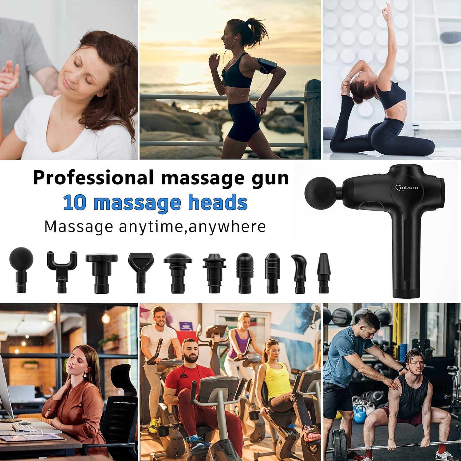 Pro Fit Percussion Muscle Massage Gun | Black