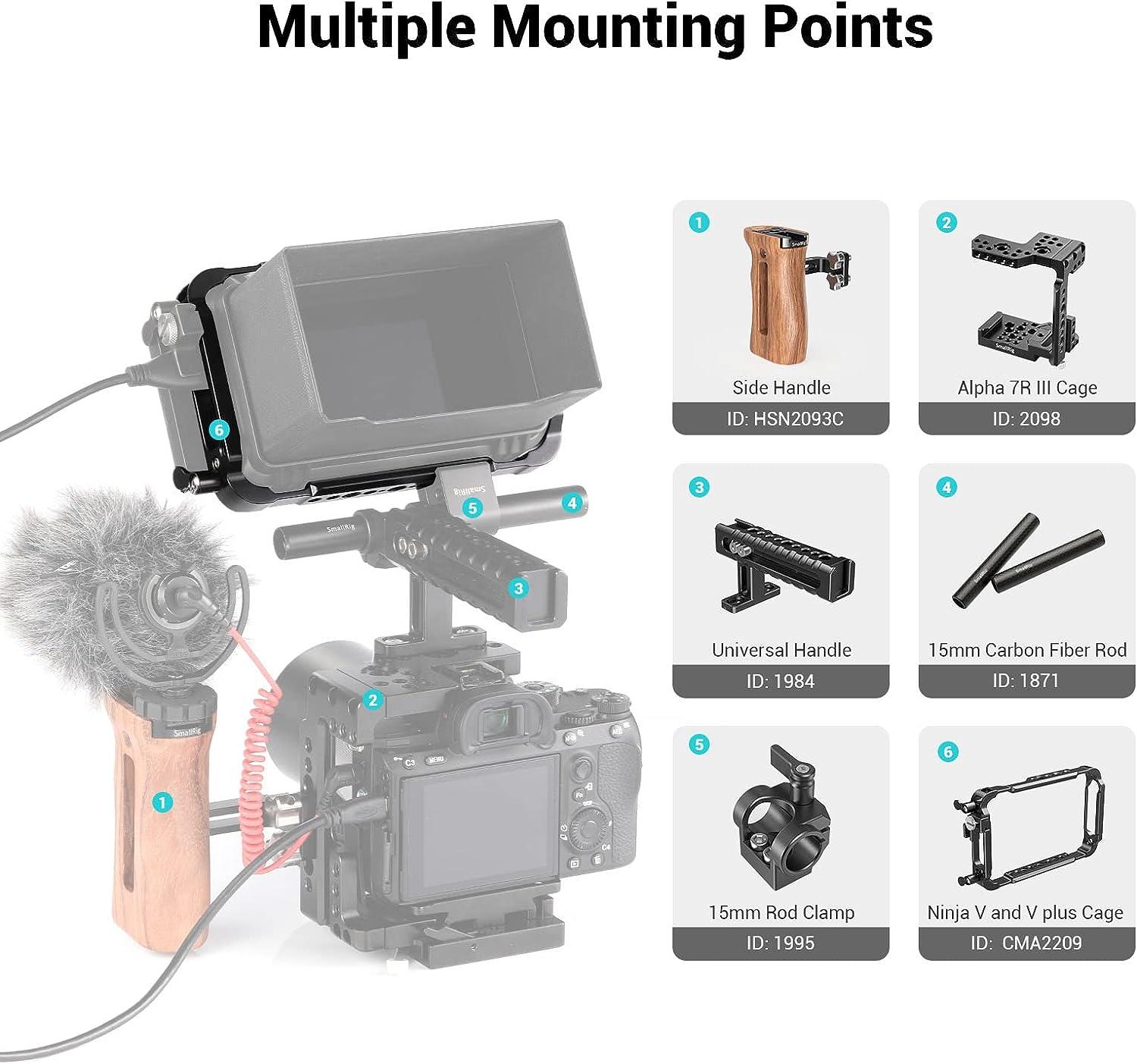 Custodia In Silicone SmallRig Per Atomos Ninja V E V+ - Pellicola Protettiva Antigraffio 3448 - Foto 8