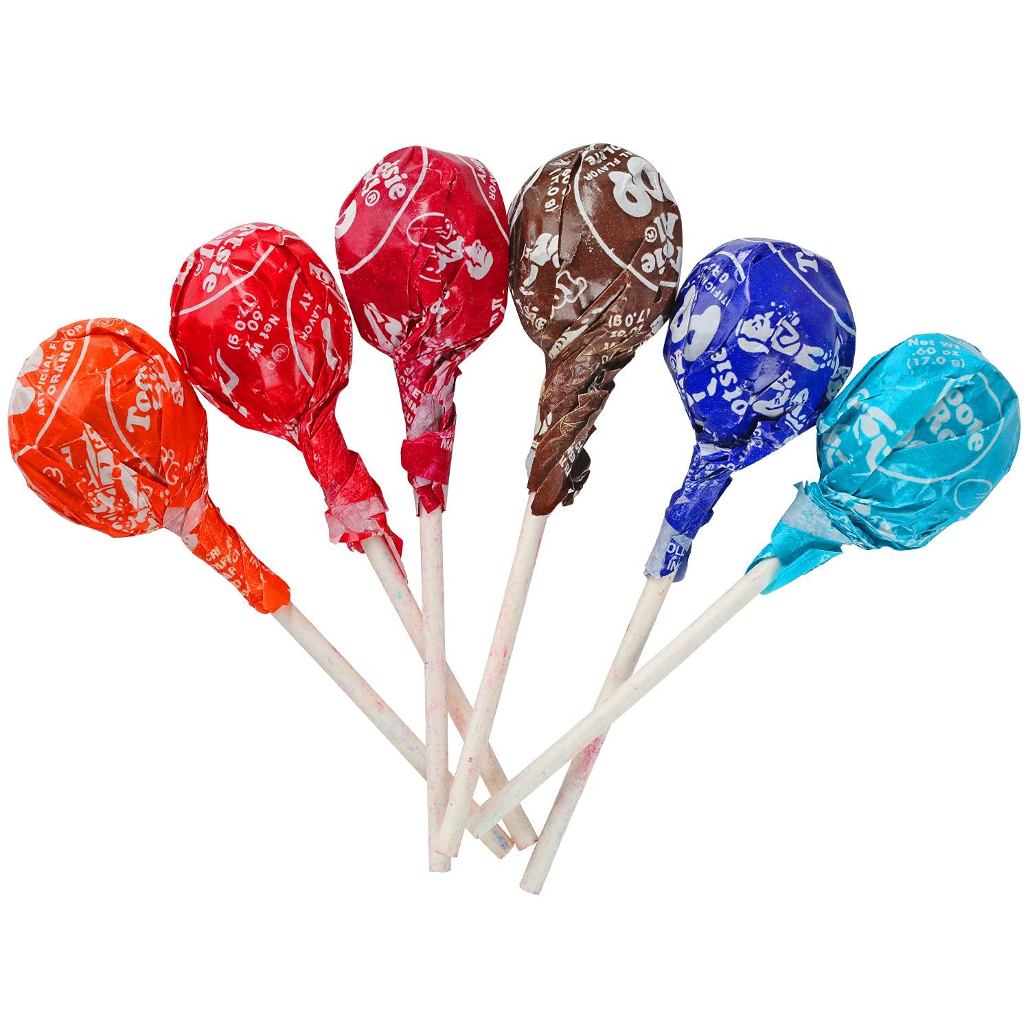 Tootsie Pops - 5 Pounds - Large Tootsie Roll Pops - Assorted Flavored  Lollipops - Bulk Candy Party Bag Family Size 5 Pound (Pack of 1)