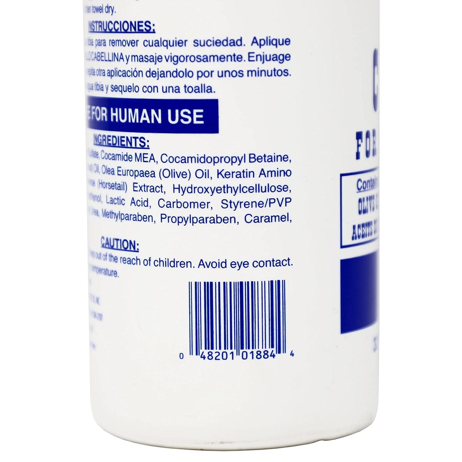 Cabellina Shampoo Del Caballo with Horsetail Plant Extract Provides