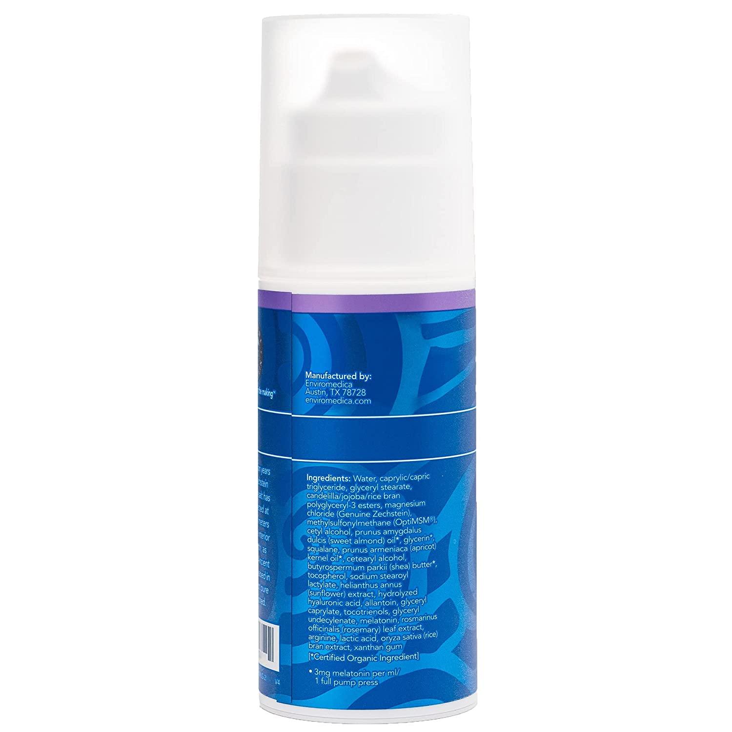 Ancient Minerals Magnesium Lotion Goodnight Cream with Melatonin (2.5oz)