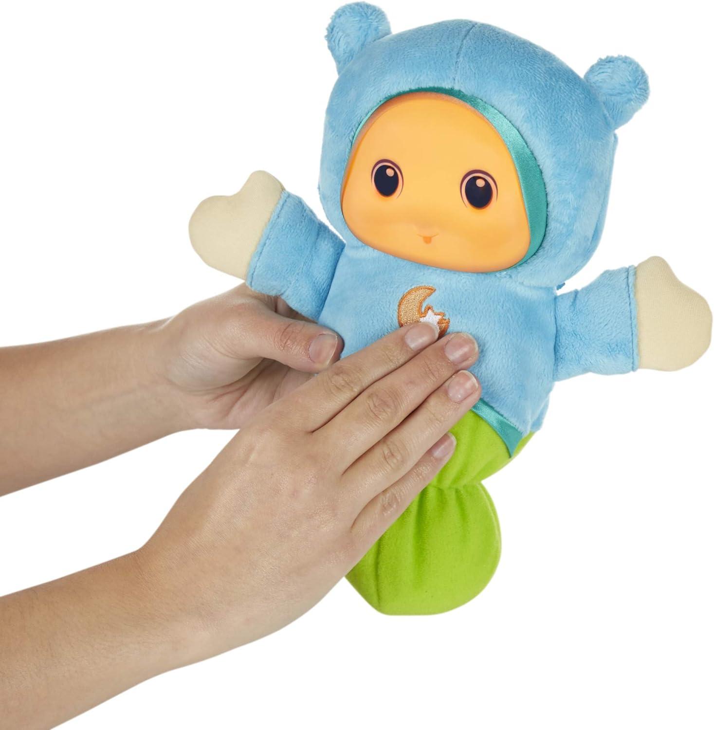 Playskool Blue Lullaby Gloworm Toy Musical Night Light Glo Glow