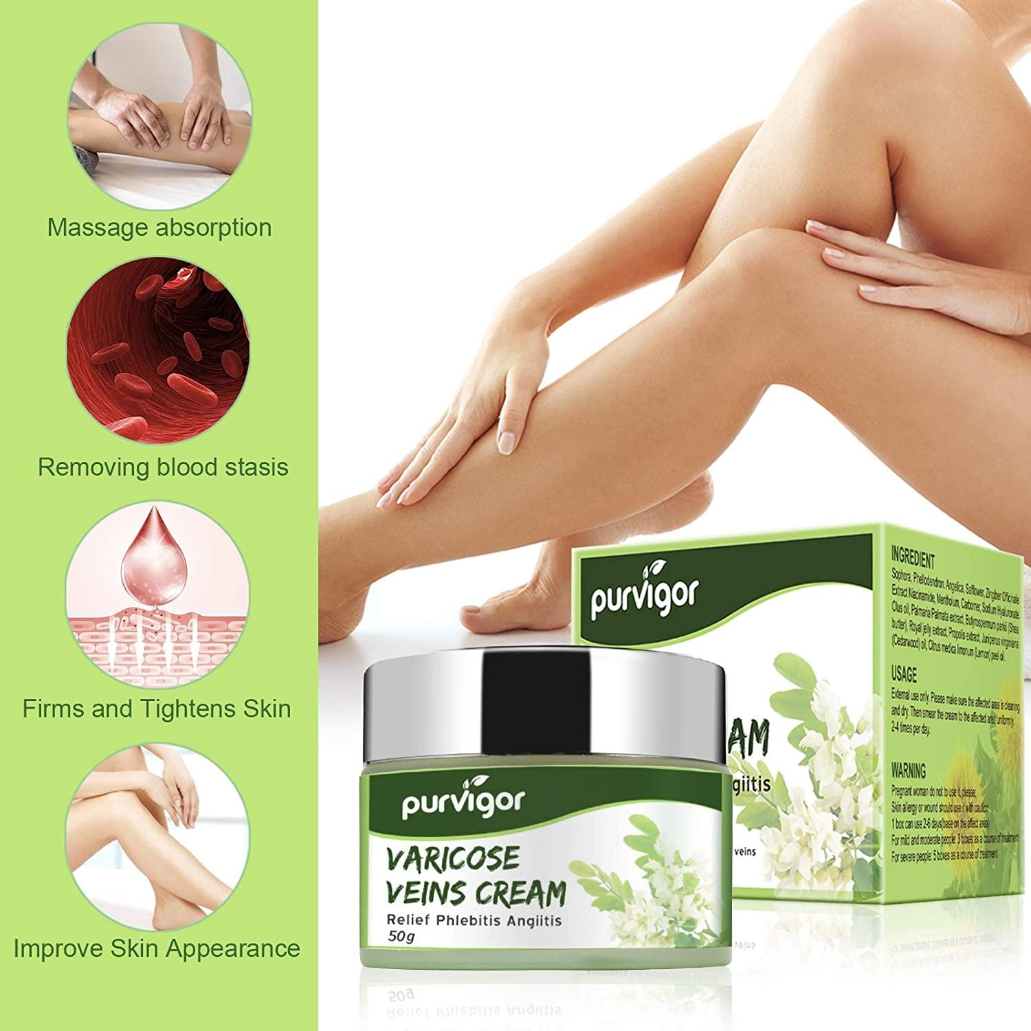 Leg Veins Comforting, Body Care Cream (Pack of 2)