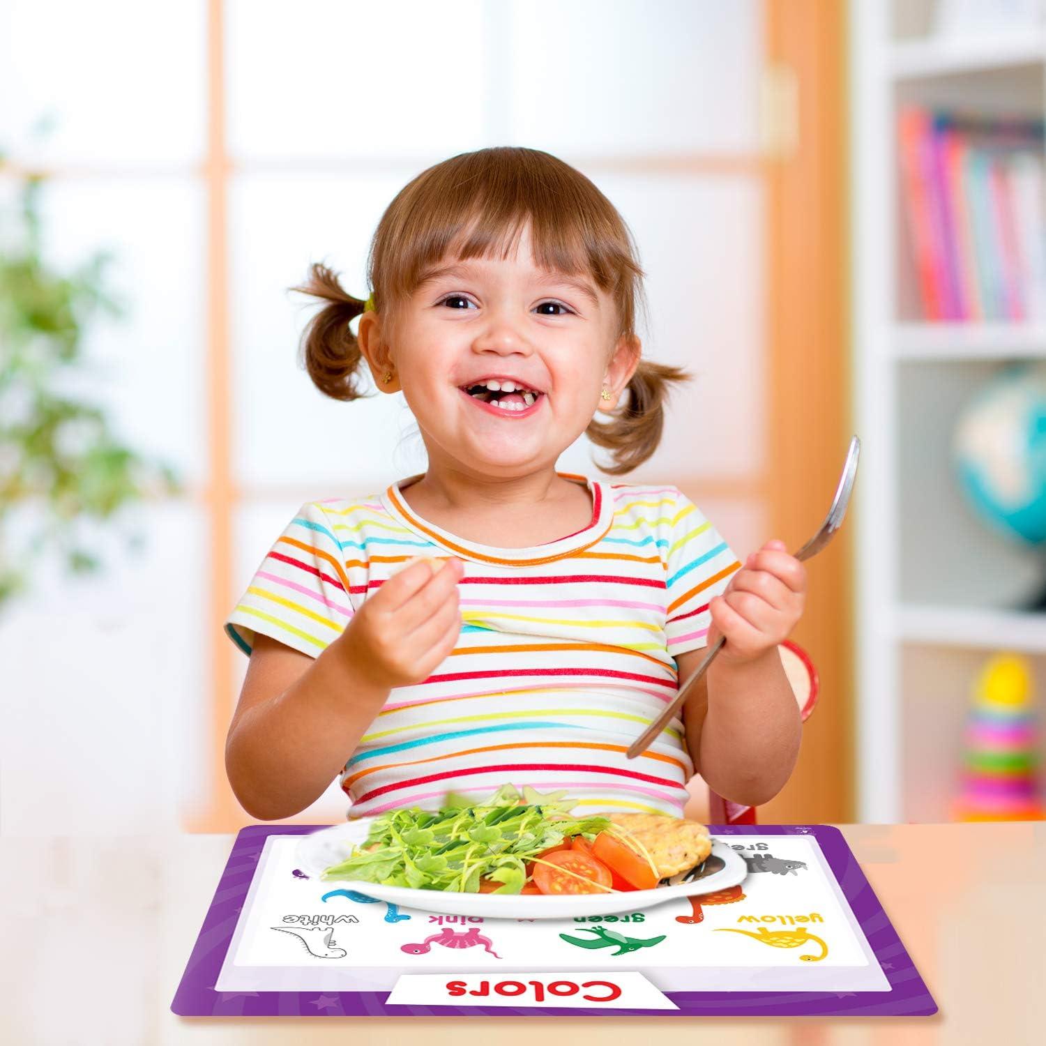 Simply Magic 5 Placemats for Kids Kids Placemats Non Slip Washable