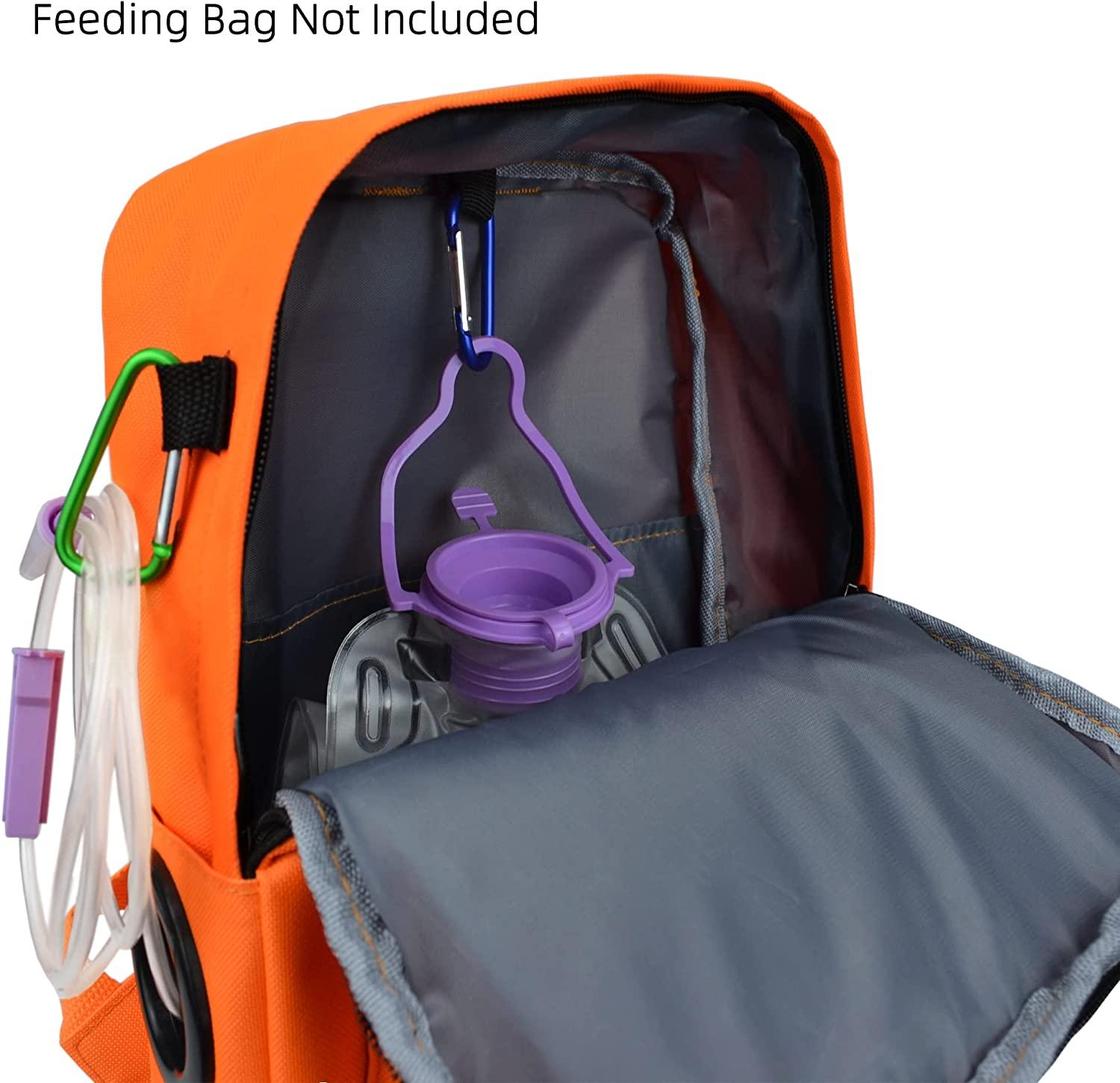 Fewener Feeding Tube Backpack for Feeding Tube G Tube J Tube GJ Tube B
