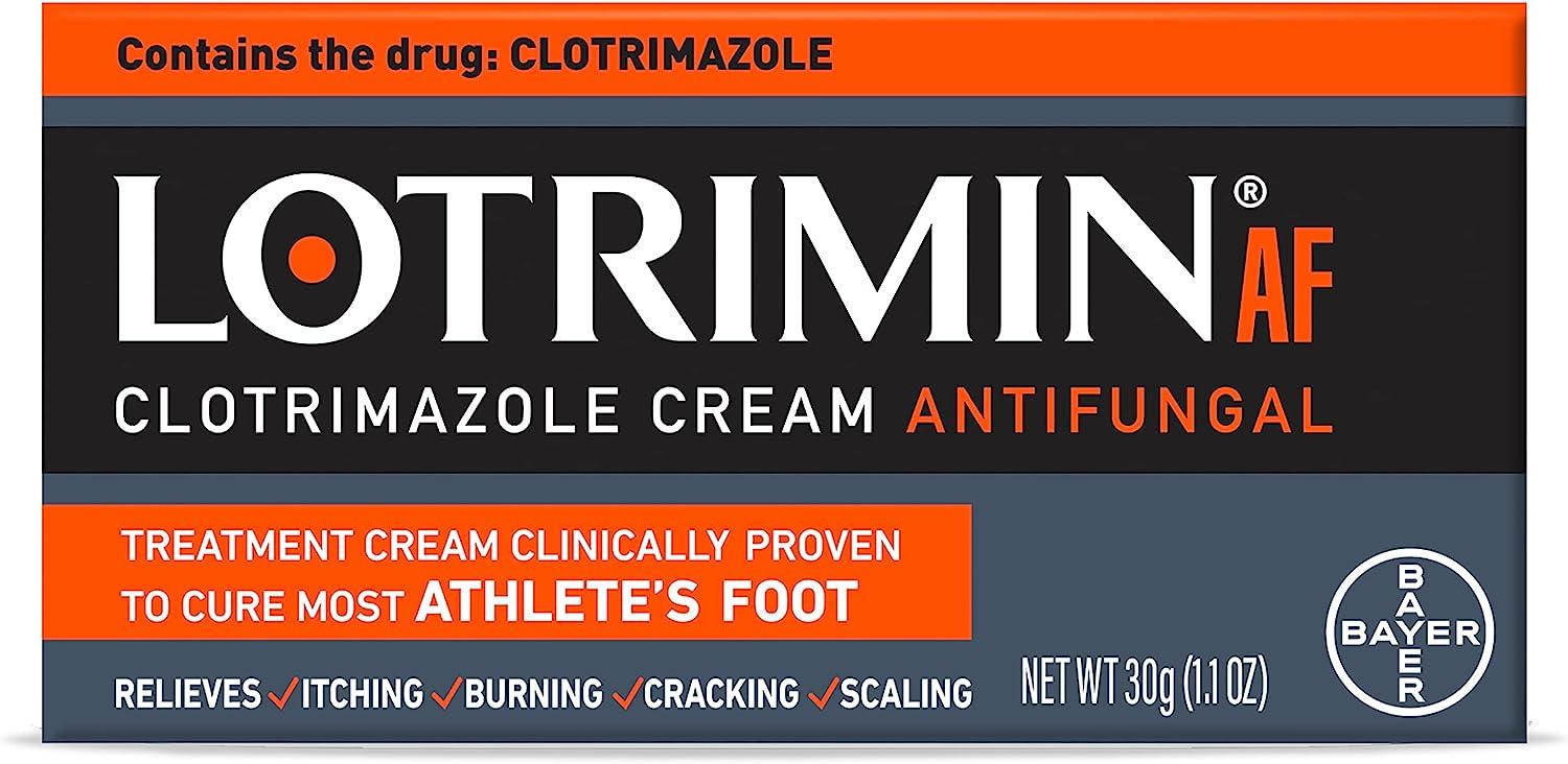 Lotrimin Af Cream For Athlete S Foot Clotrimazole Antifungal