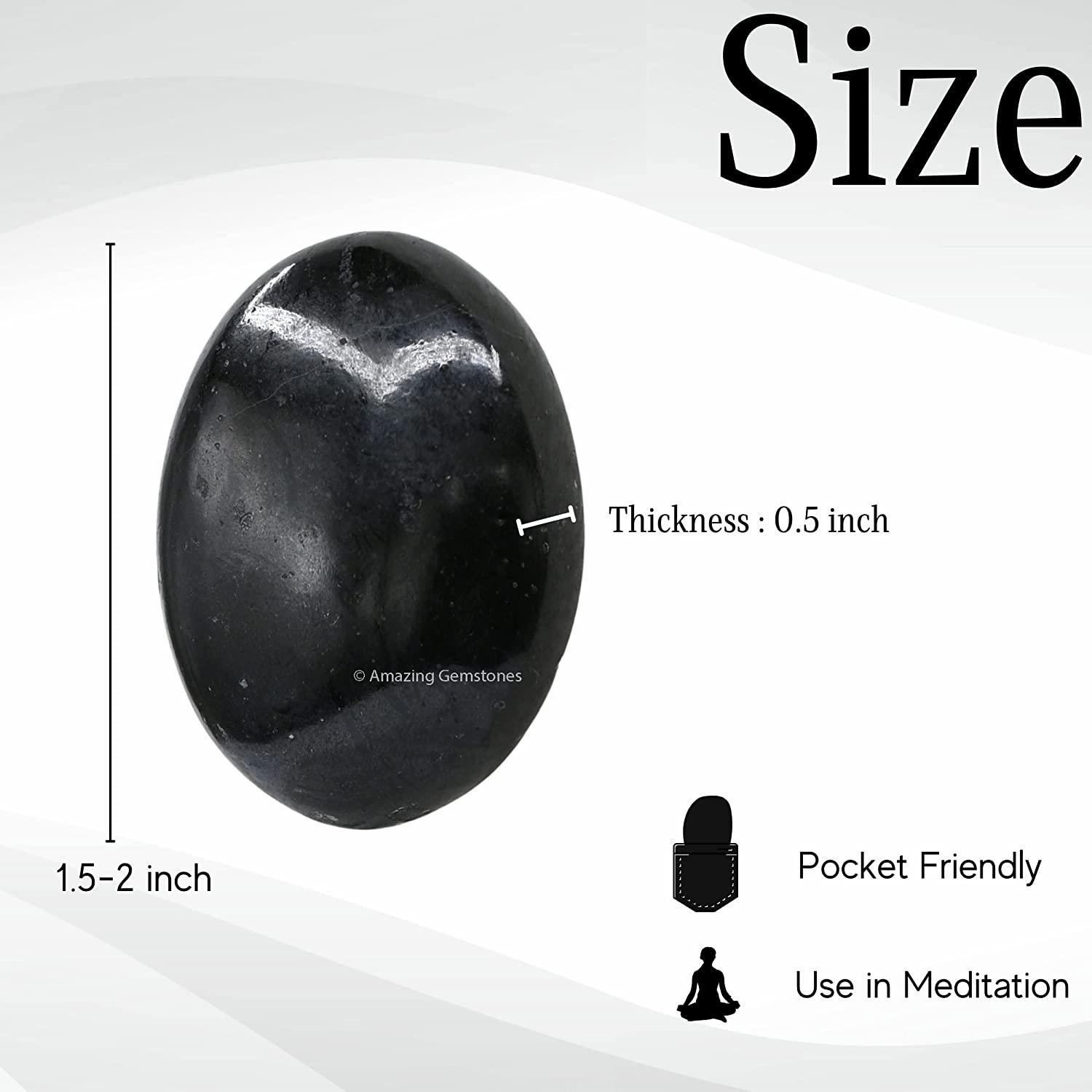 1pc Natural Moonstone Palm Stone Tumbled Stones Crystal Healing Real Crystal, In