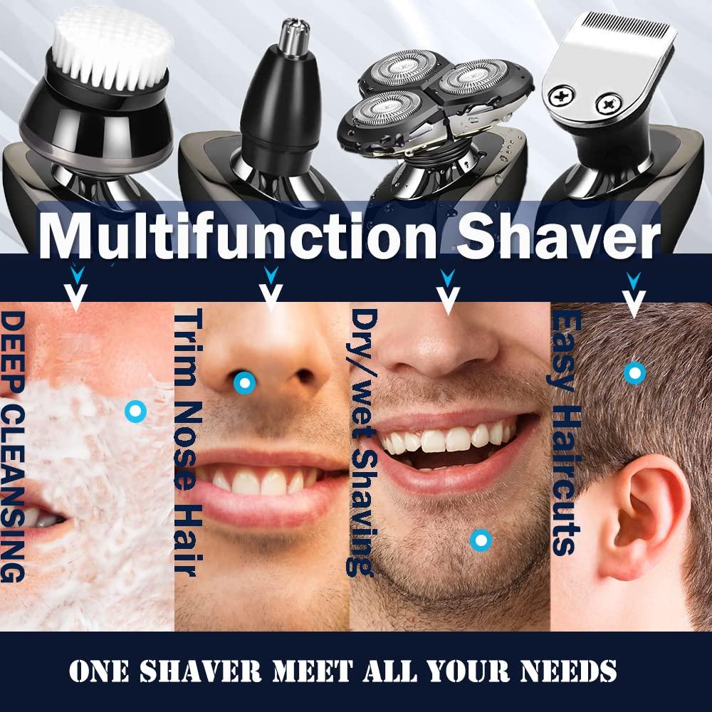 Kurener Electric Shaver Razor for Men Rechargeable 100 Waterproof