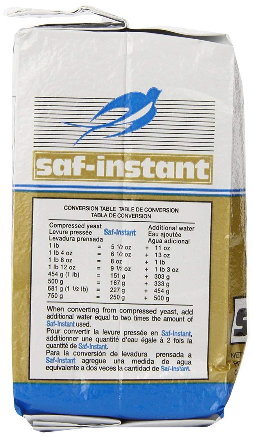 LeSaffre SafInstant Yeast Gold 1 lb Pack of 2